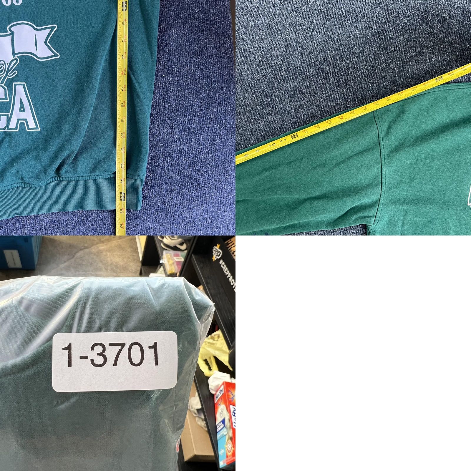 Vintage Nebraska Sweatshirt Mens 3XL Green Eagle Midwest USA America Graphic Fleece Size US XXL / EU 58 / 5 - 8 Thumbnail