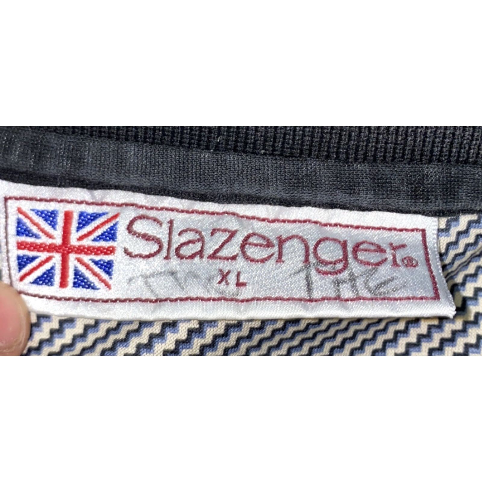 Vintage VINTAGE Country Club Slazenger Golf Polo Shirt XL Short Sleeve Geometric Pattern Mens Size US XL / EU 56 / 4 - 5 Thumbnail