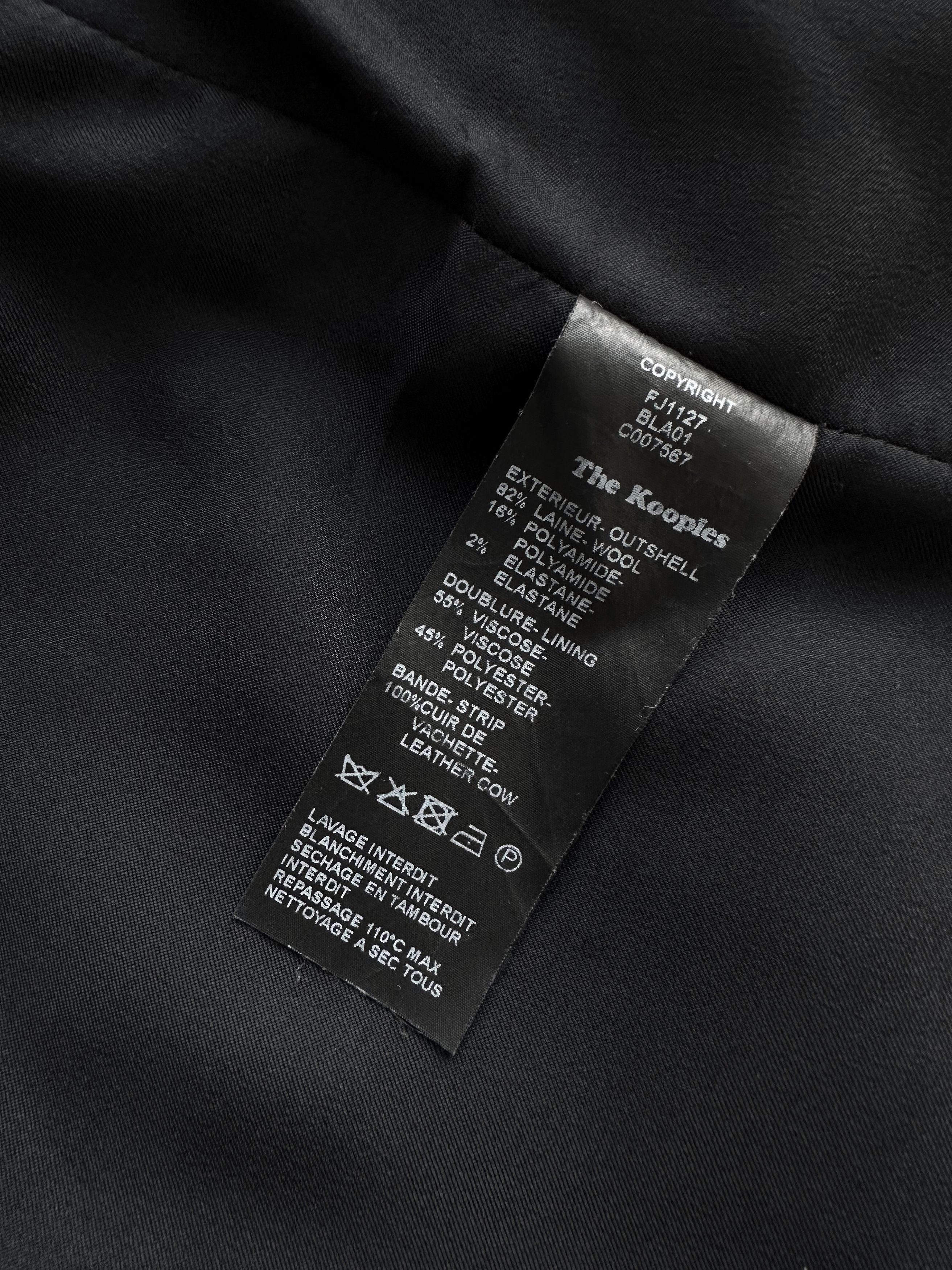 The Kooples The Kooples Paris black wool Skirt Size 28" / US 6 / IT 42 - 6 Thumbnail
