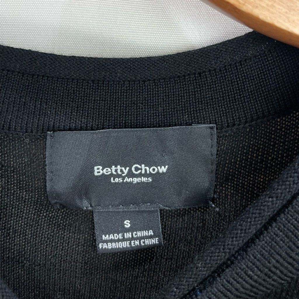 Other Betty Chow Tencel Wool Black Flare Sleeve Sweater Size S Size S / US 4 / IT 40 - 4 Thumbnail