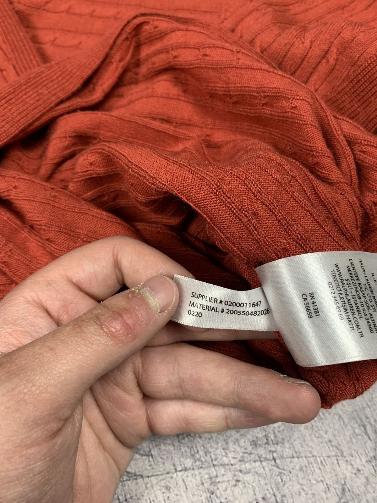 Lauren Ralph Lauren Lauren Ralph Lauren Knit Sweater Size M Orange Long Sleeve Size M / US 6-8 / IT 42-44 - 10 Thumbnail