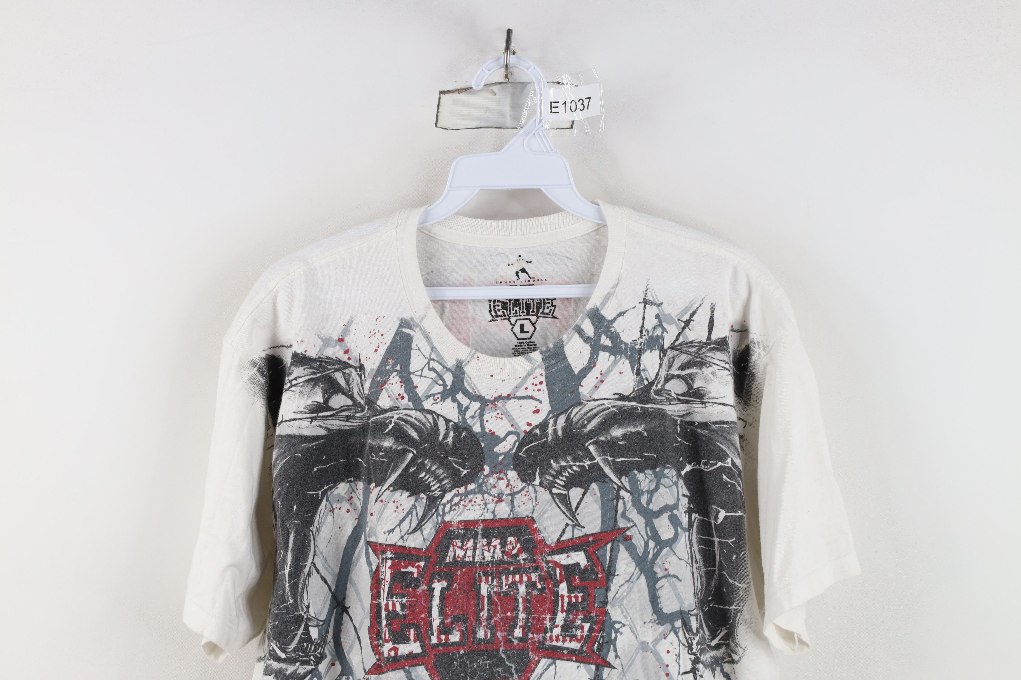 Vintage Vintage Y2K MMA UFC Rampage Jackson Fighting T-Shirt White Size US L / EU 52-54 / 3 - 2 Thumbnail