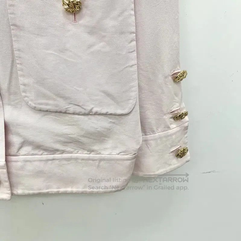 Chanel Chanel Pink Cotton Women's Jacket . Size XXS / US 00 / IT 34 - 3 Thumbnail