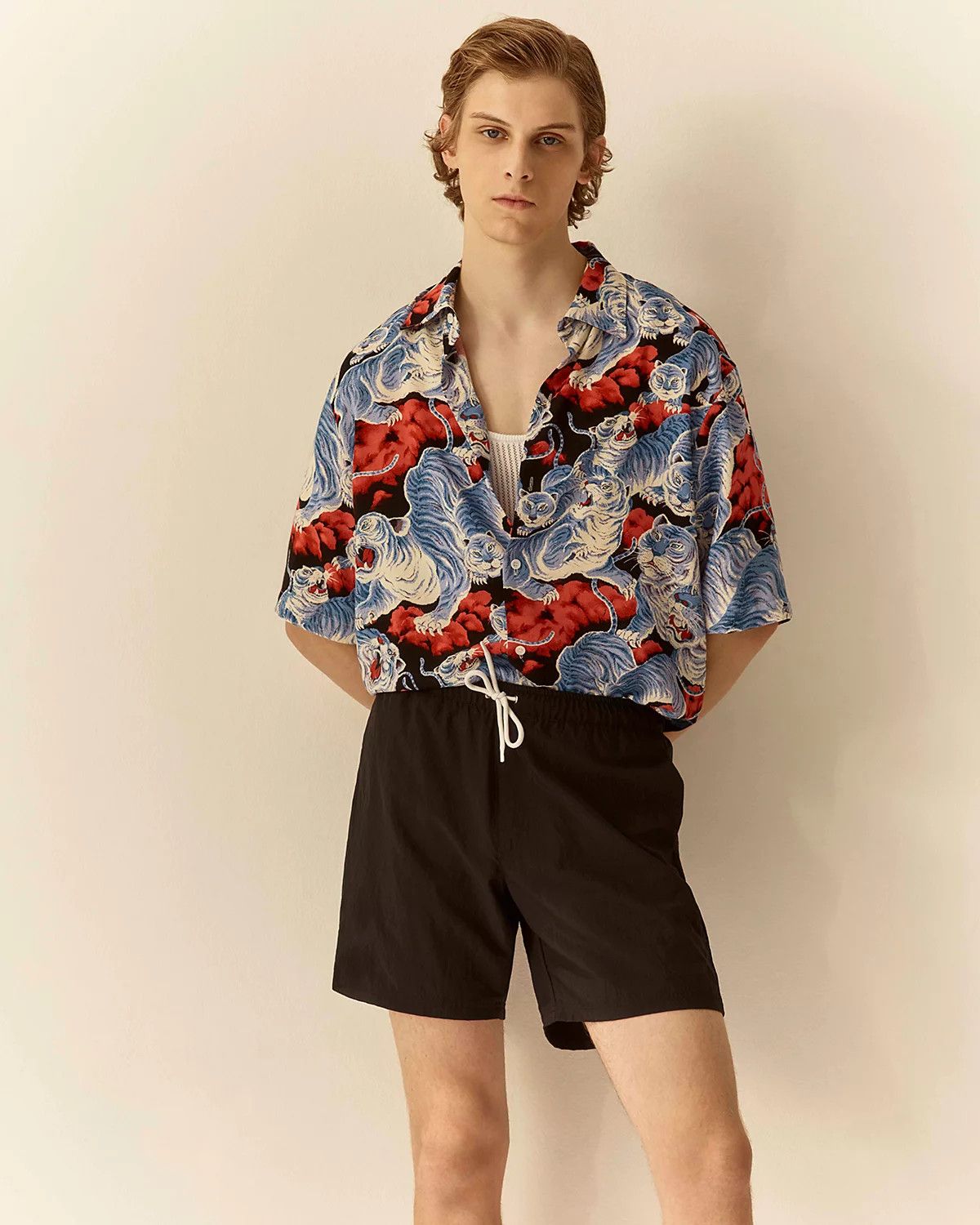 Sandro Sandro Paris Tiger Casual Short Sleeve Button-Up Shirt Size US XXL / EU 58 / 5 - 3 Thumbnail
