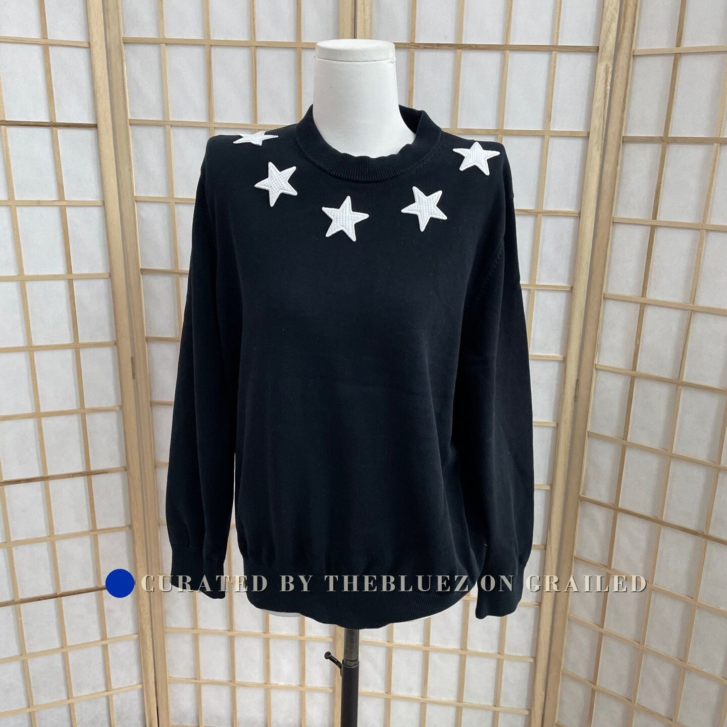Givenchy Givenchy Black Star Knit Sweatshirt. | Grailed