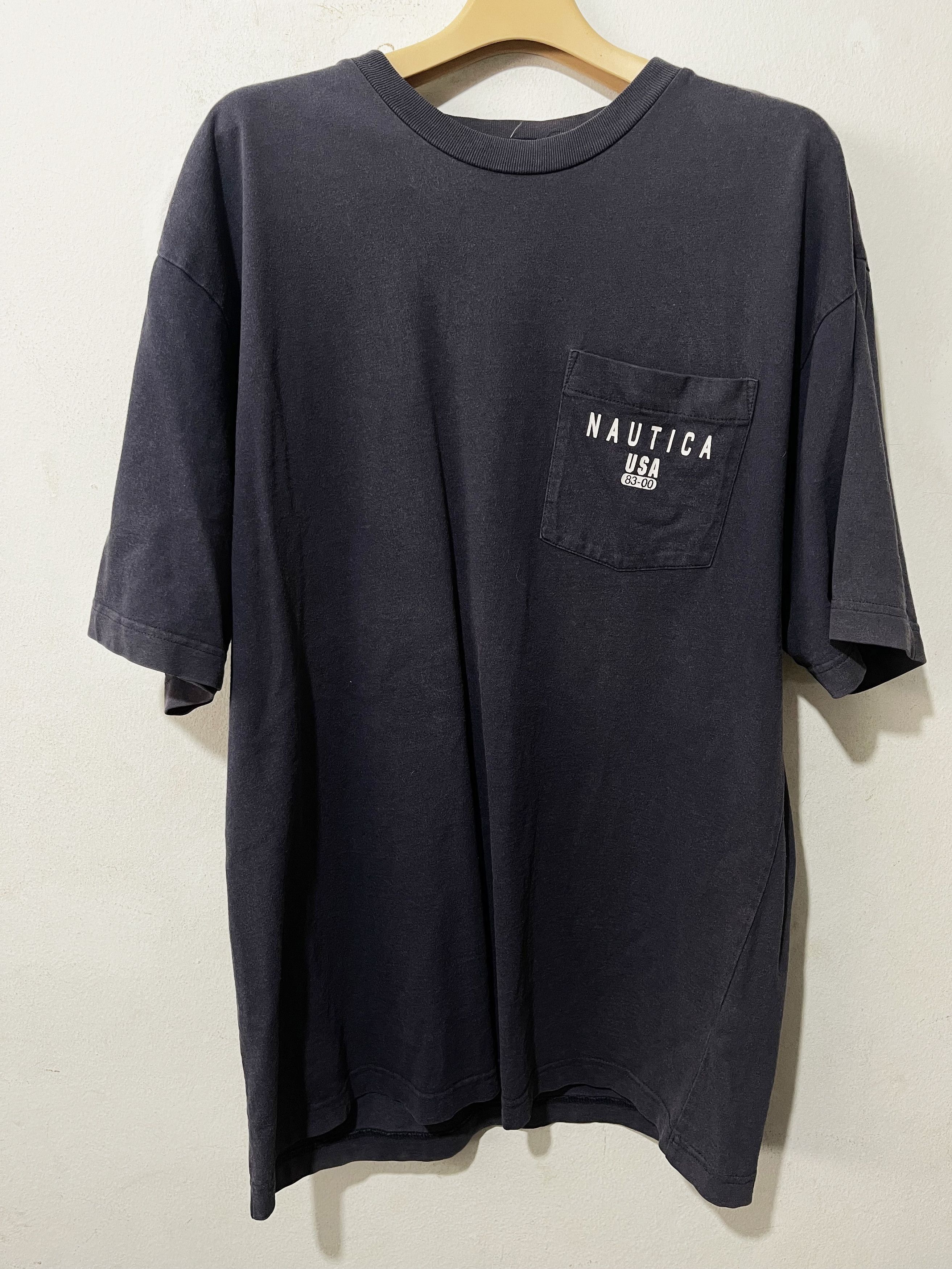 Nautica × Vintage Vintage 90s Nautica Pocket Tee Size US XL / EU 56 / 4 - 3 Thumbnail