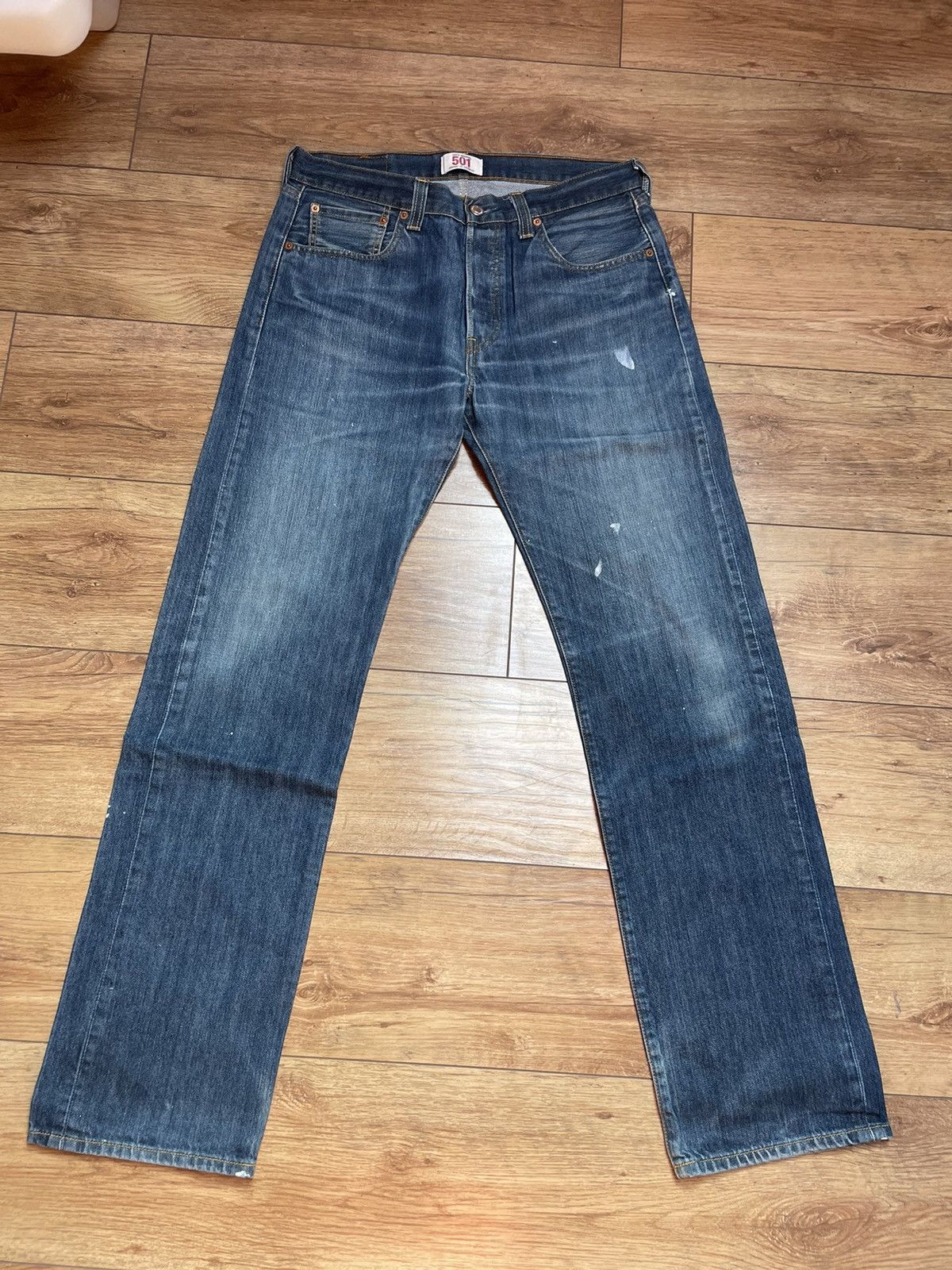 Levi's Stunning vintage Levi’s 501 blue jeans Size US 33 - 11 Thumbnail