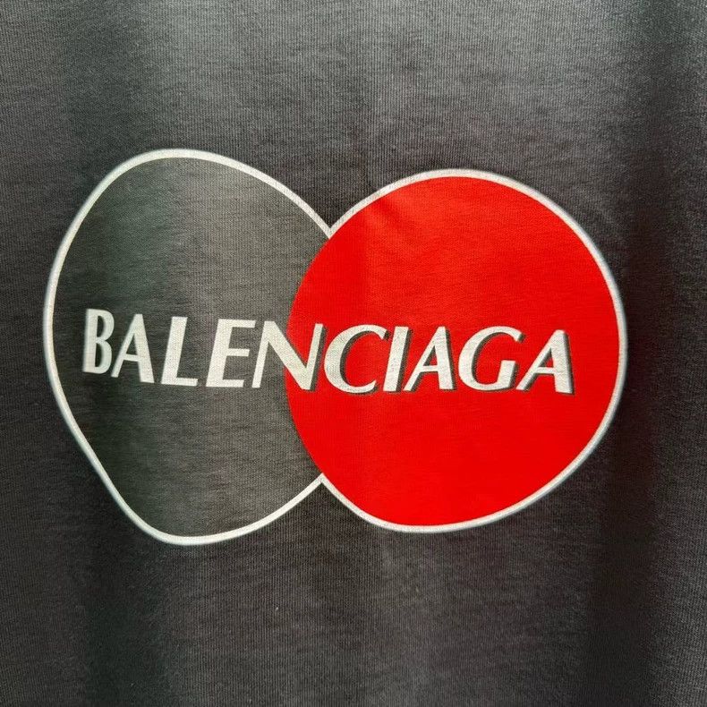 Balenciaga Balenciaga MasterCard Printed Logo Short Sleeve 2505-Nextar Size US S / EU 44-46 / 1 - 3 Thumbnail