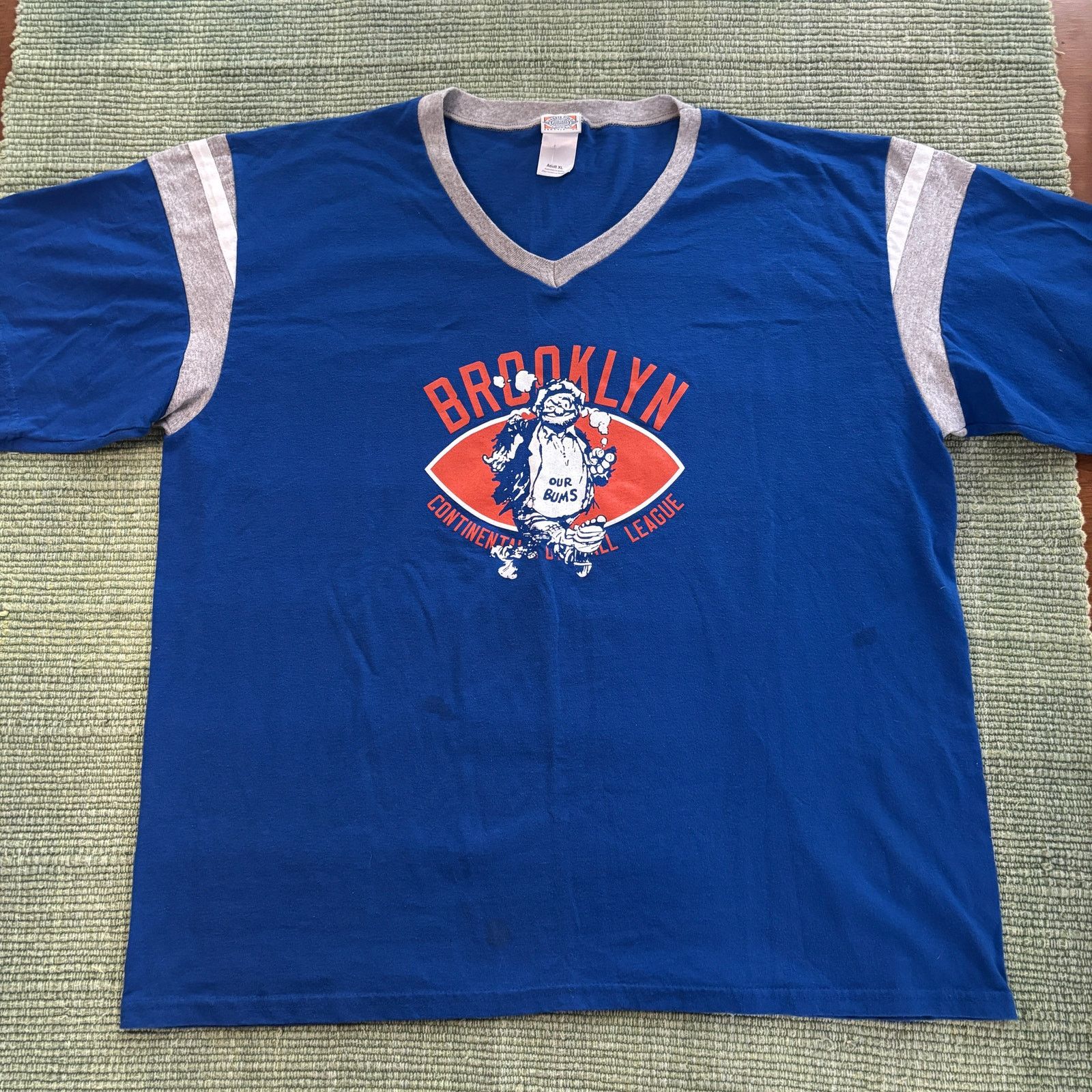 Vintage Ebbets Field Retro Brooklyn Dodgers 40s Style Our Bums Shirt Size US XL / EU 56 / 4 - 1 Thumbnail