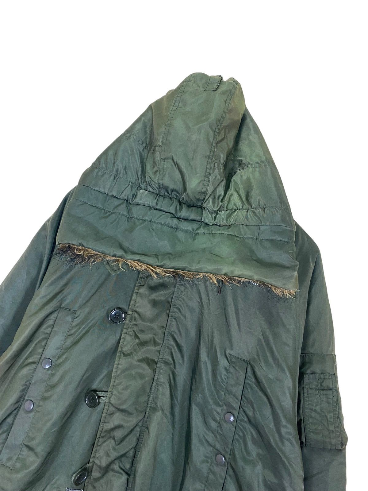 Japanese Brand × Vintage Neo Sixx Military Garments Parka Fur HoodieJacket Size US L / EU 52-54 / 3 - 4 Thumbnail