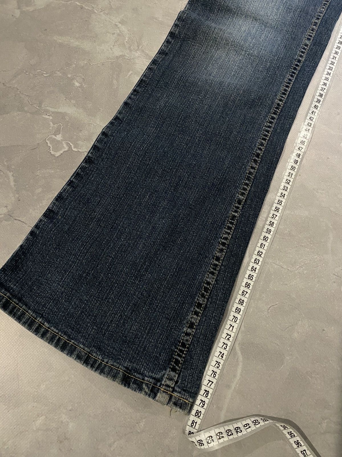 Japanese Brand Gothic Flared Dark Japanese Grunge Jean 90s Size US 30 / EU 46 - 5 Thumbnail