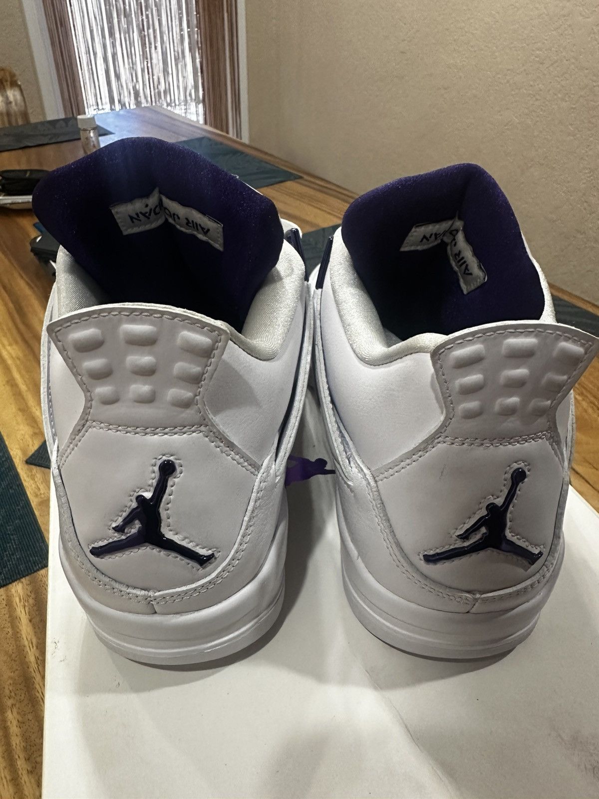 Jordan Brand Jordan 4 Metallic Purple Size 9.5 Size US 9.5 / EU 42-43 - 6 Thumbnail