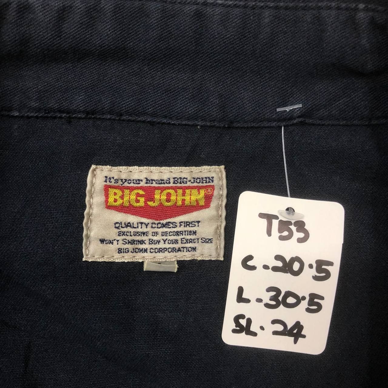 Big John T53 VTG BIG JOHN WORKWEAR WESTERN SHIRTS Size US M / EU 48-50 / 2 - 7 Thumbnail