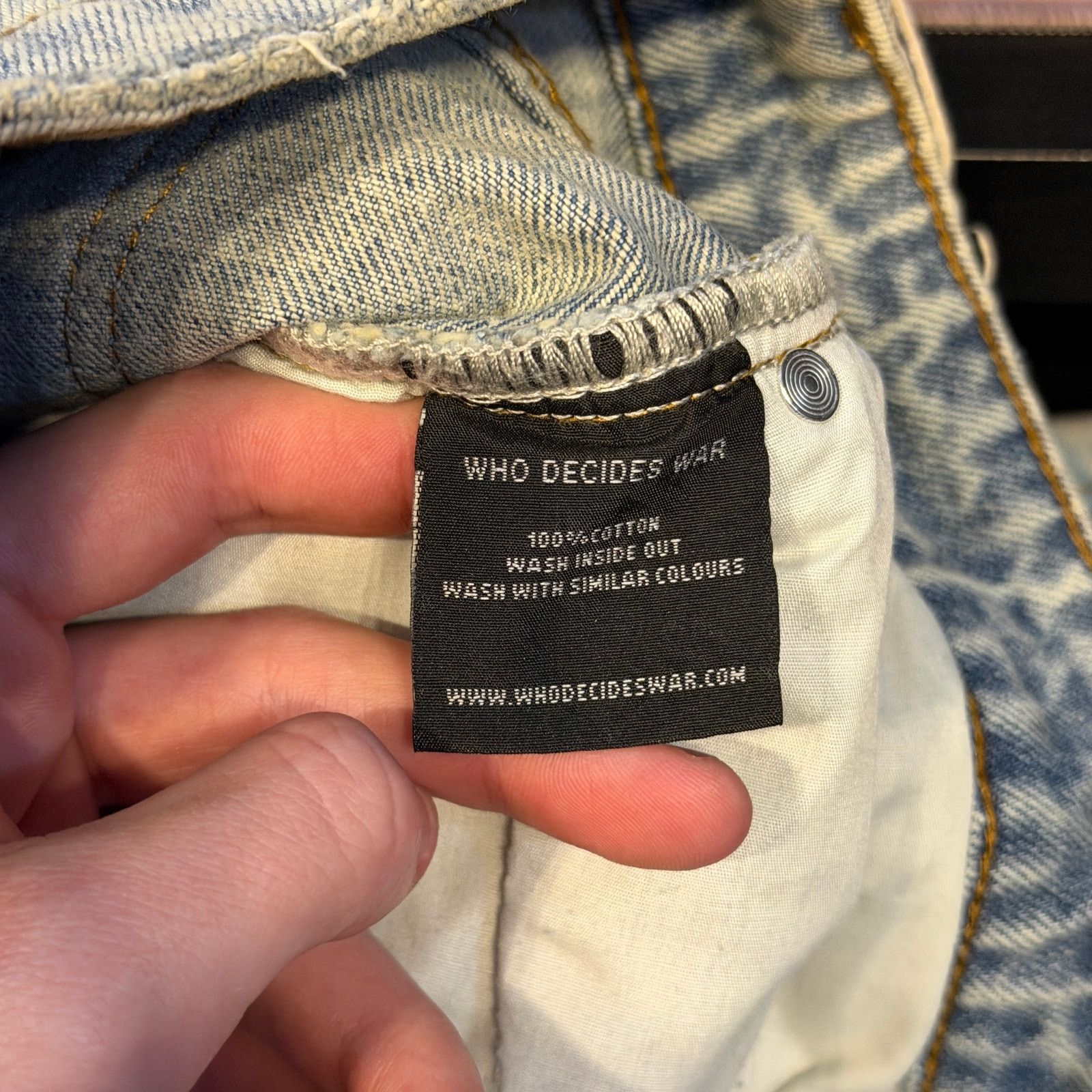 Who Decides War Who Decides War Gnarly Denim Jean Size US 36 / EU 52 - 5 Thumbnail