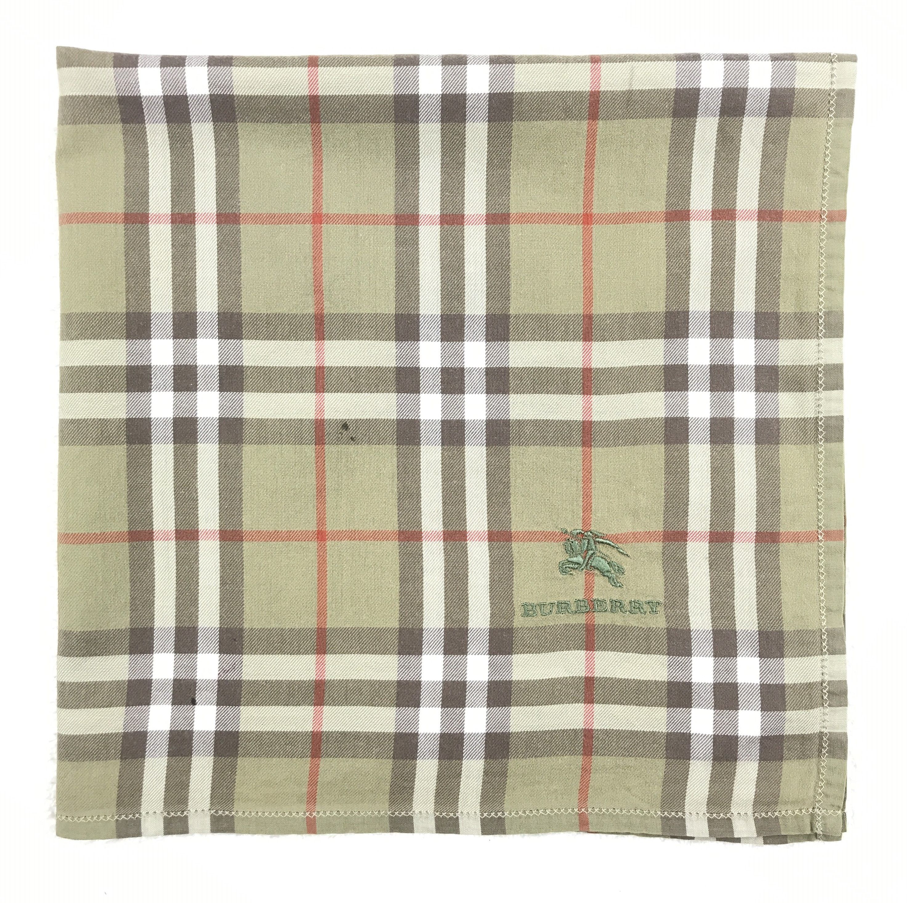 Burberry × Vintage Vintage Burberry Bandana Neckerchief Handkerchief Size ONE SIZE - 2 Thumbnail