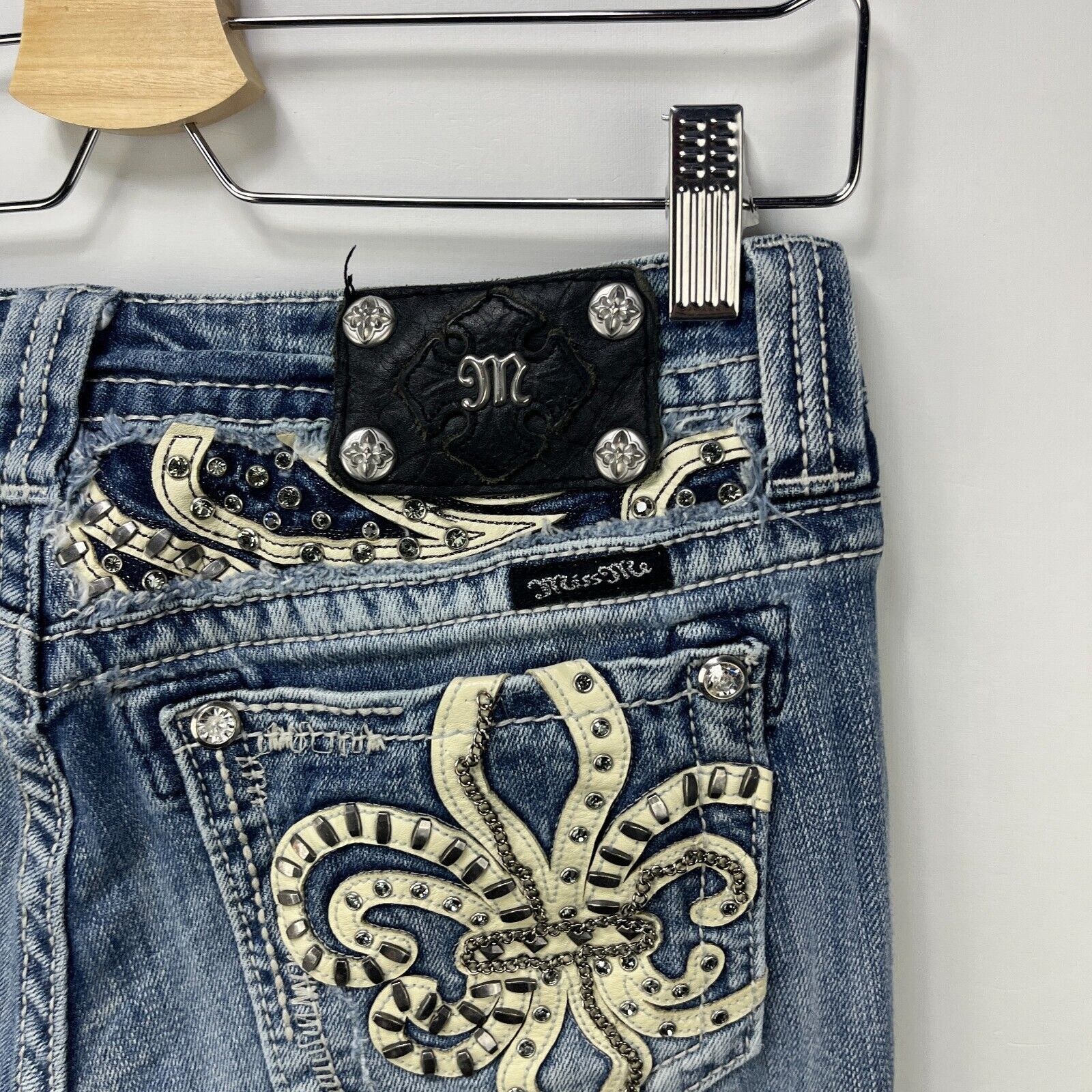 Miss Me × Vintage Vintage Y2K Miss Me Jeans Boot Flare Size 29 x 33 Cross Size 29" - 3 Thumbnail