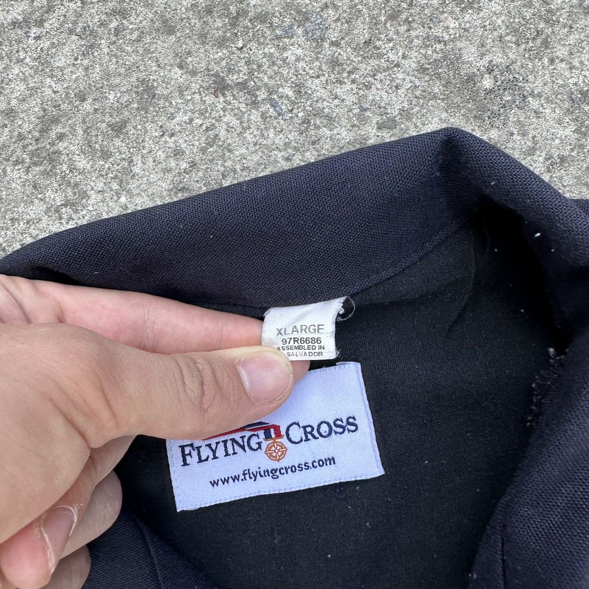 Sky High Farm Workwear Vintage Flying Cross Shirt Button Up 00s Perma Press Y2K Size US XL / EU 56 / 4 - 8 Thumbnail