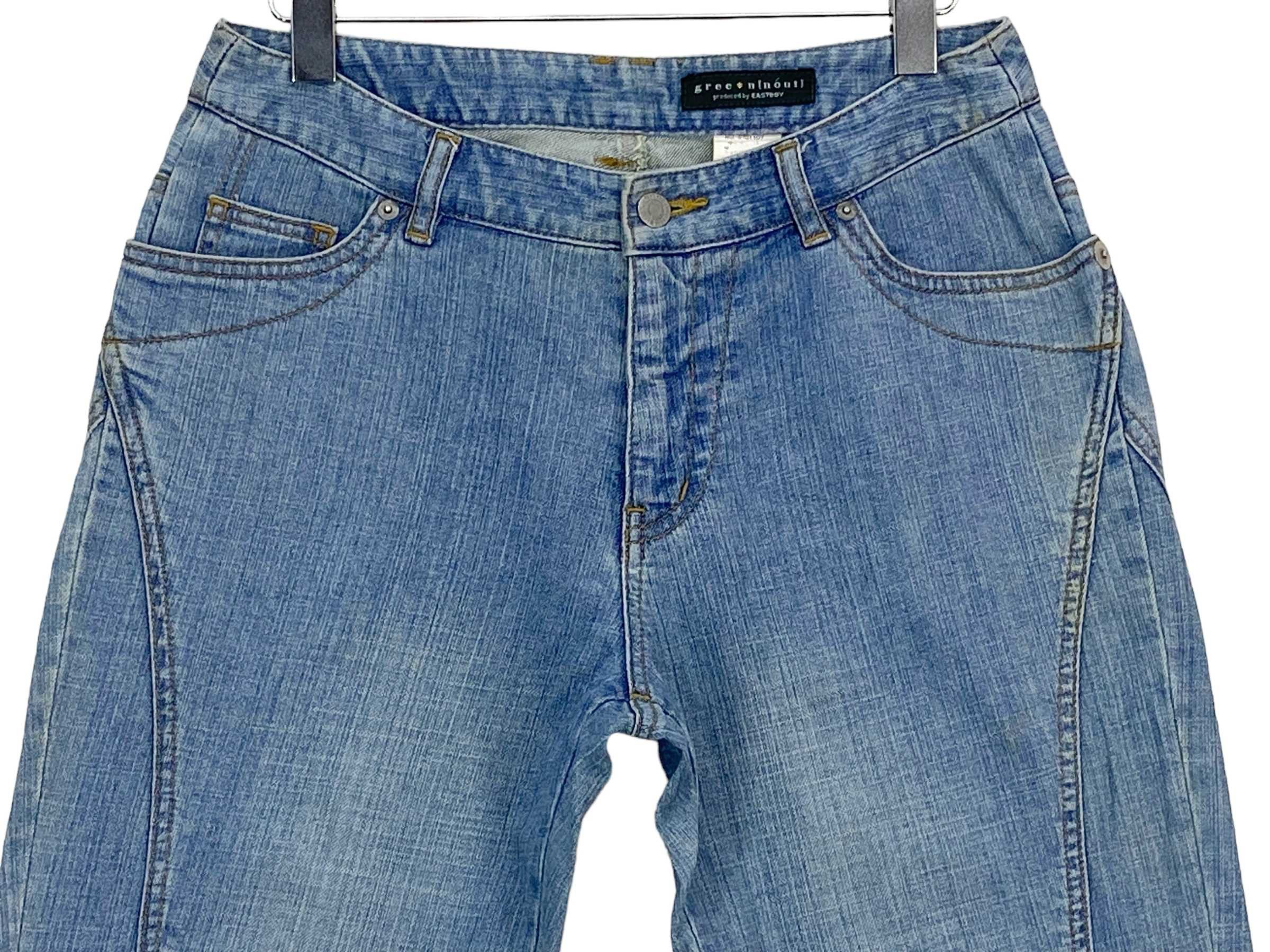 Japanese Brand Greenout East Boy Flare Jeans Size US 30 / EU 46 - 3 Thumbnail
