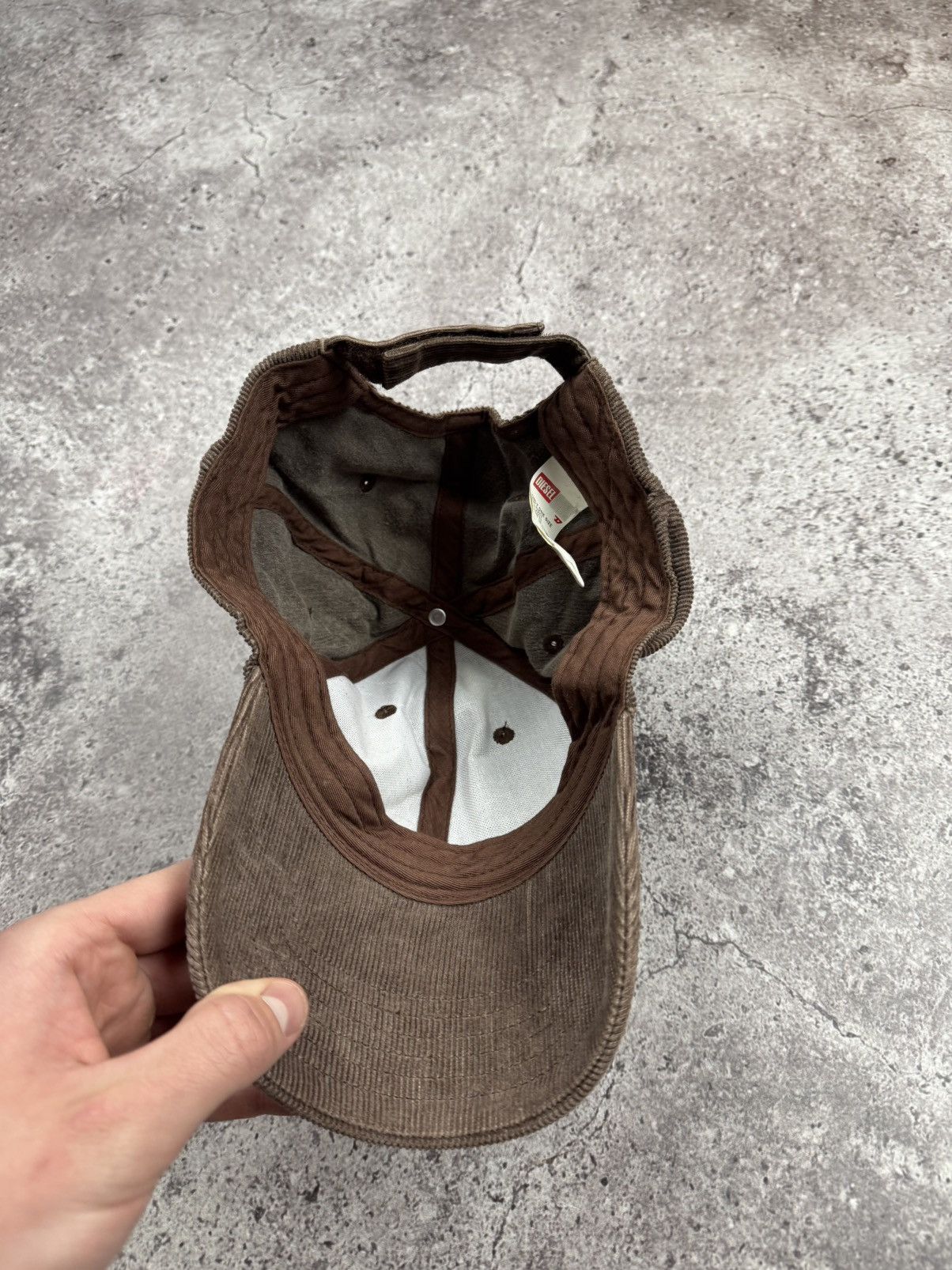 Diesel Rare 90s Brown Diesel Velvet Men's Cap Cordura Y2K Drill Size ONE SIZE - 9 Thumbnail