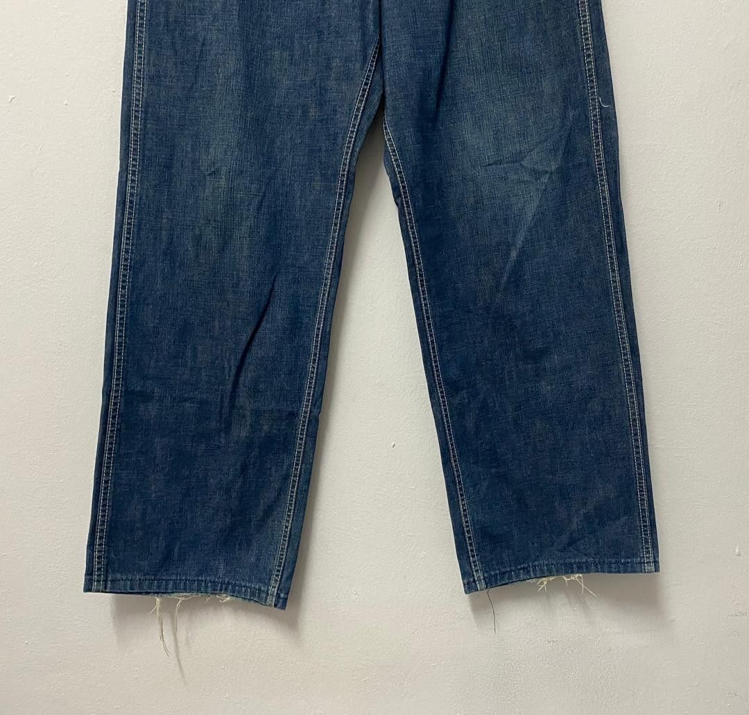 Oshkosh Vtg 90s OshKosh B'gosh Baggy Carpenter Jeans Faded Indigo Size US 33 - 4 Thumbnail