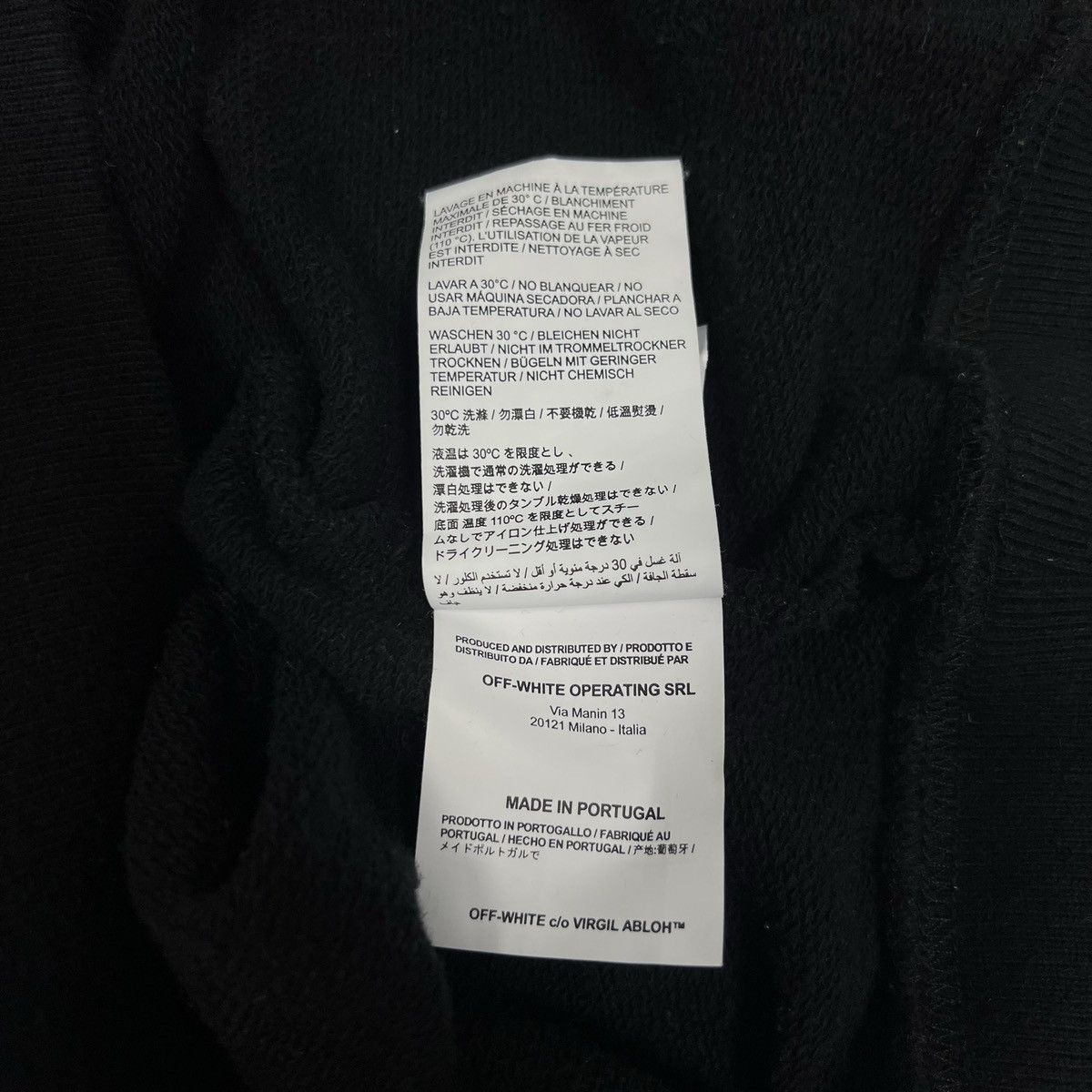 Off-White OFF-WHITE SS19 DIAG STENCIL HOODIE Size US S / EU 44-46 / 1 - 9 Thumbnail