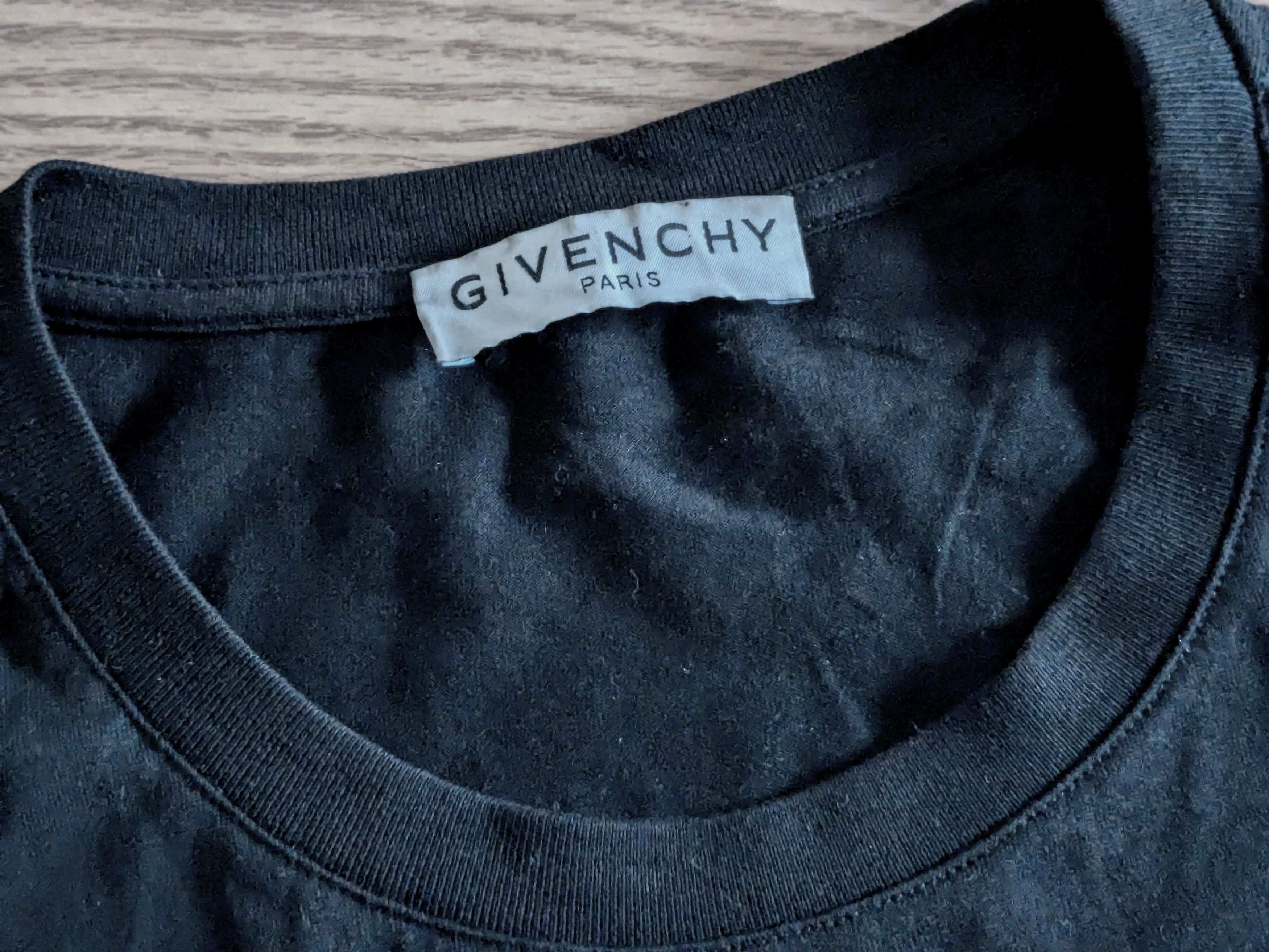 Givenchy Givenchy Floral Tshirt Black Blue Medium Short Sleeve Size US M / EU 48-50 / 2 - 2 Thumbnail