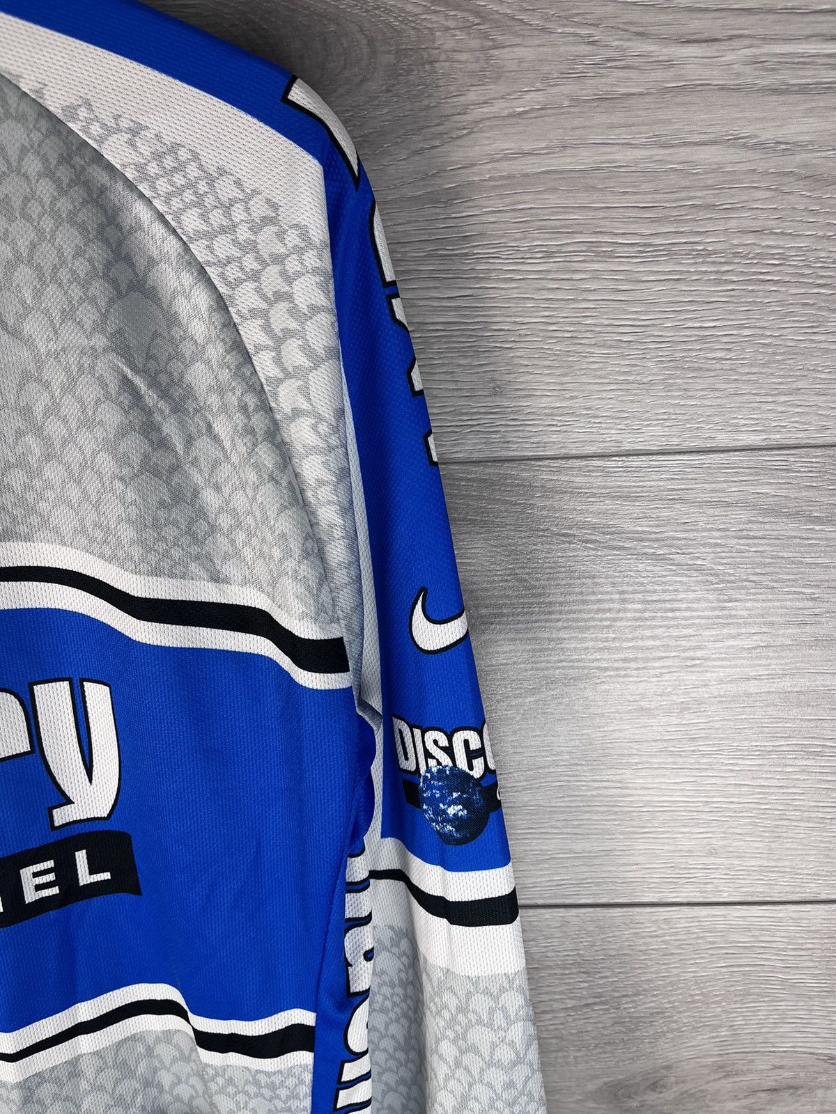Nike NIKE Discovery Channel Cycling Jersey Long Sleeve Half Zip Size US XL / EU 56 / 4 - 16 Thumbnail
