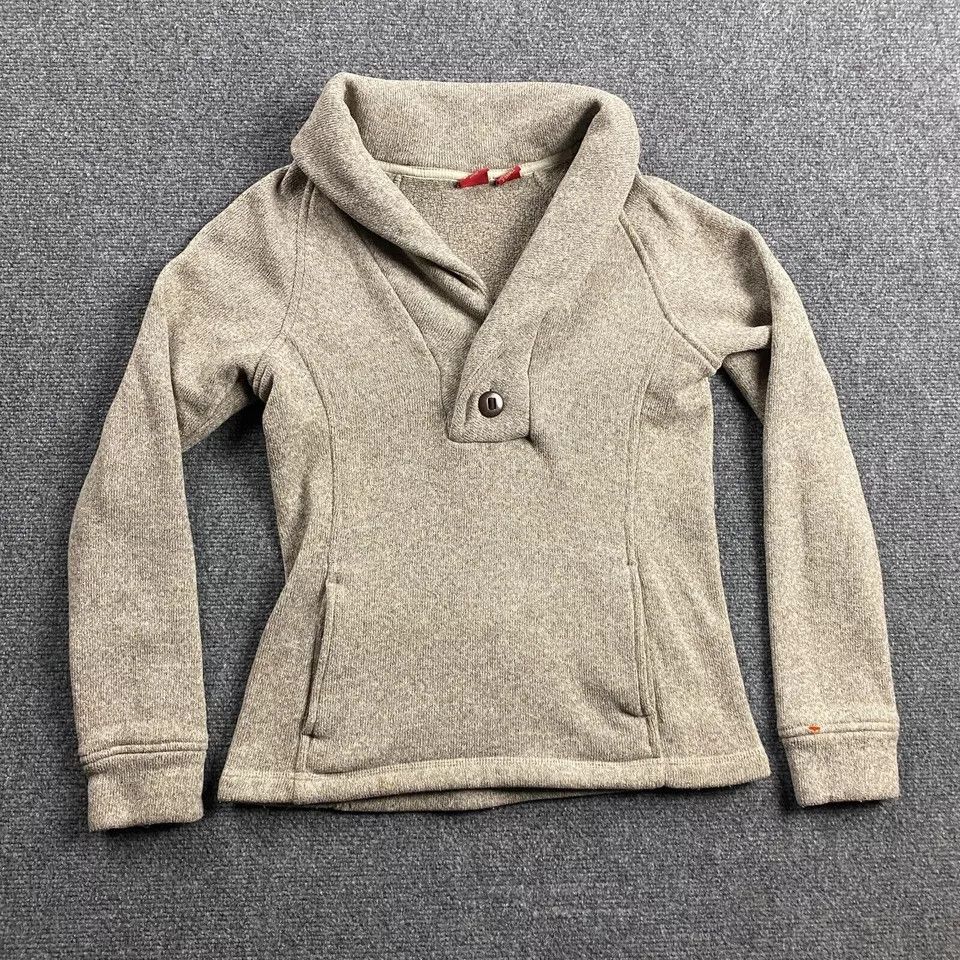 Eastern Mountain Sports Eastern Mountain Sports Sweater Women's XS Beige Fleece Size XS / US 0-2 / IT 36-38 - 1 Thumbnail