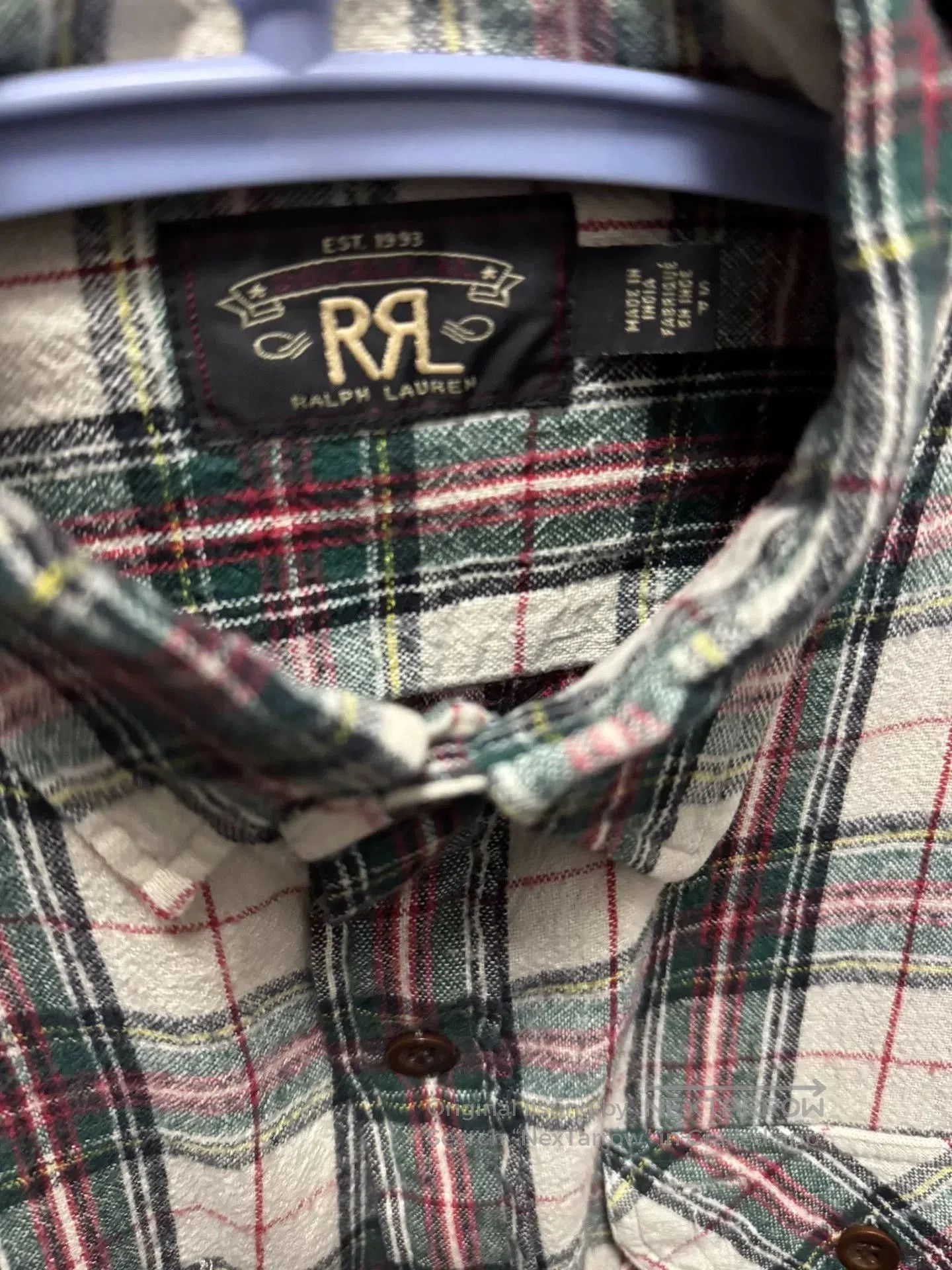 RRL Ralph Lauren plaid long sleeve shirt for casual wear. Size US XS / EU 42 / 0 - 2 Thumbnail