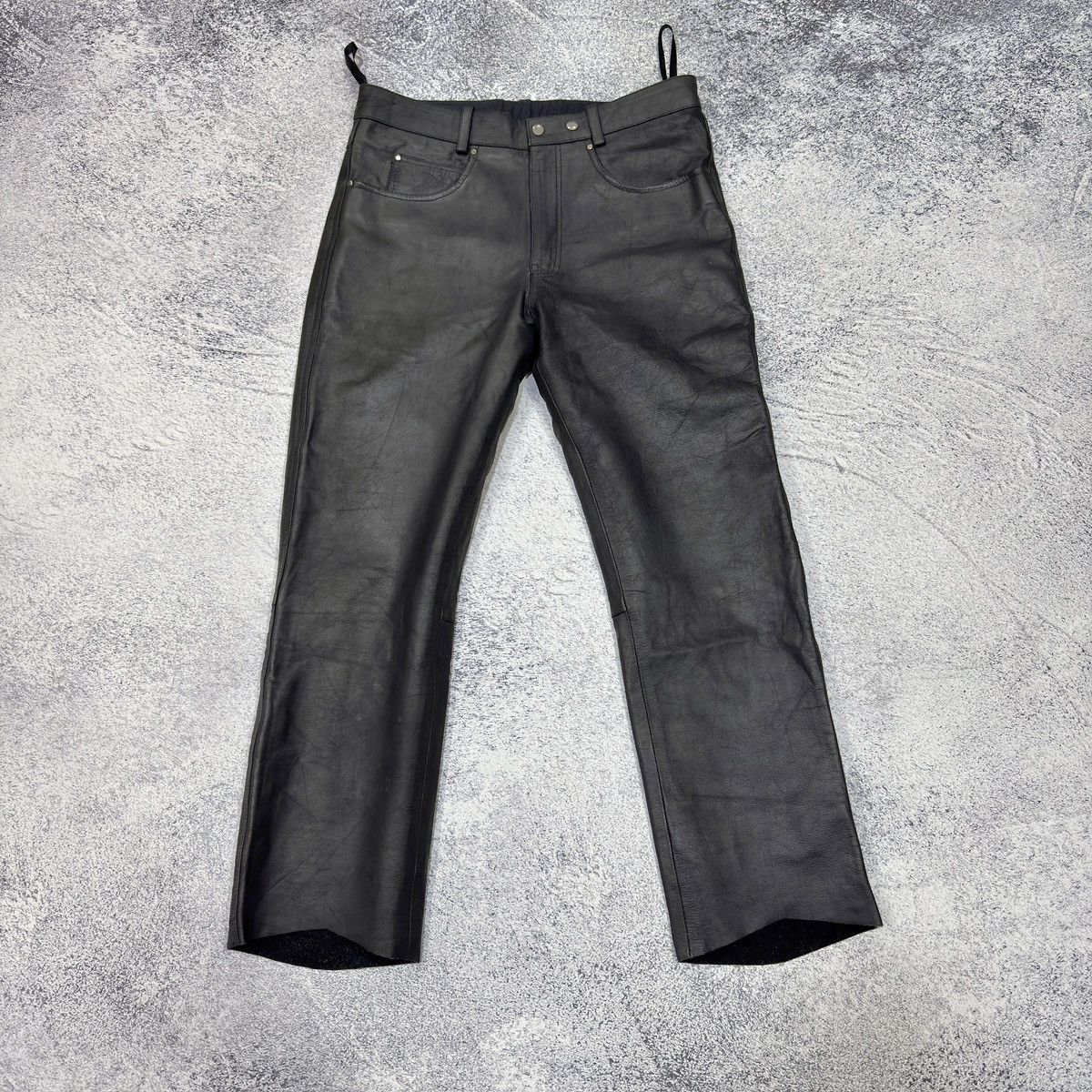 Genuine Leather Held The Emotion Black Genuine Leather Pants 32 size M Size US 32 / EU 48 - 1 Thumbnail