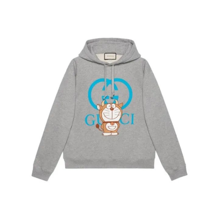 注目コラボ Gucci X Doraemon コットンフーディー 注目コラボ Gucci X Doraemon コットンフーディー