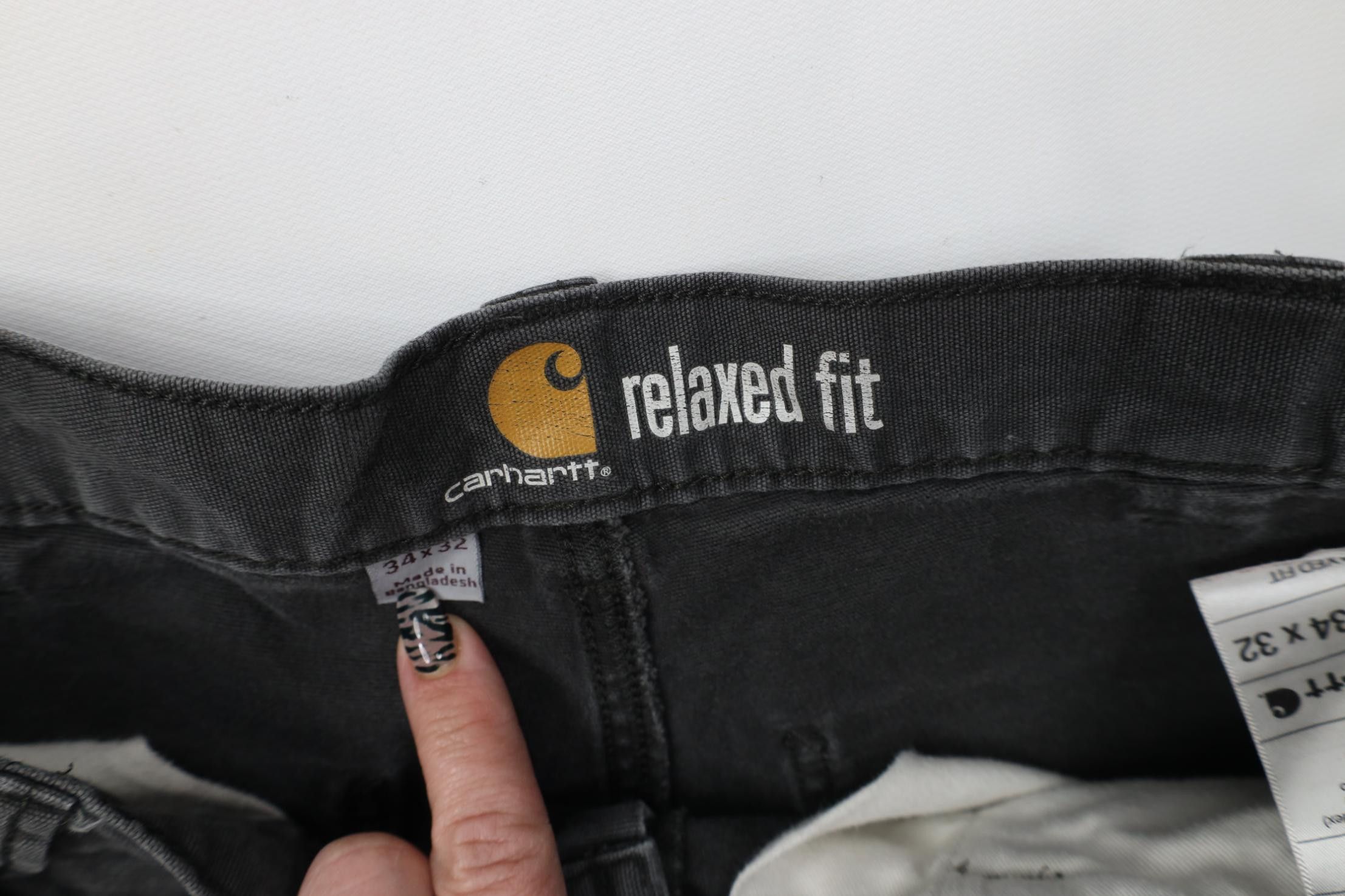 Carhartt Vintage Y2K Carhartt Fit Stretch Canvas Wide Leg Pants Gray Size US 34 / EU 50 - 8 Thumbnail