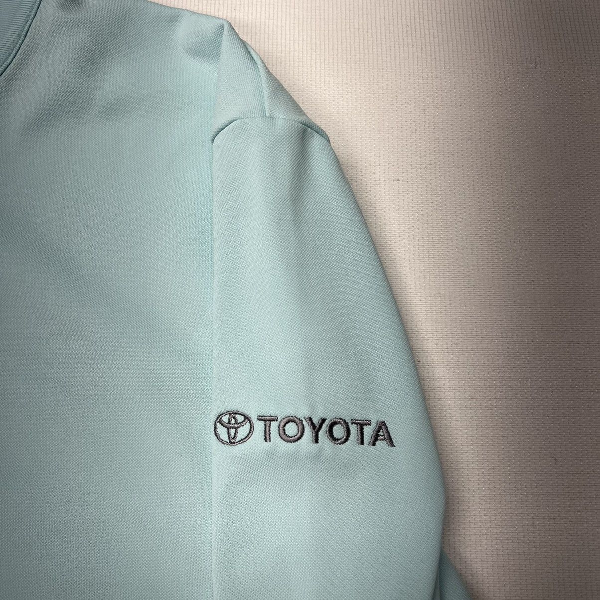 Other Greyson 1/4 Zip Sweater Blue Toyota Logo Knit Active Golf Size S / US 4 / IT 40 - 11 Thumbnail