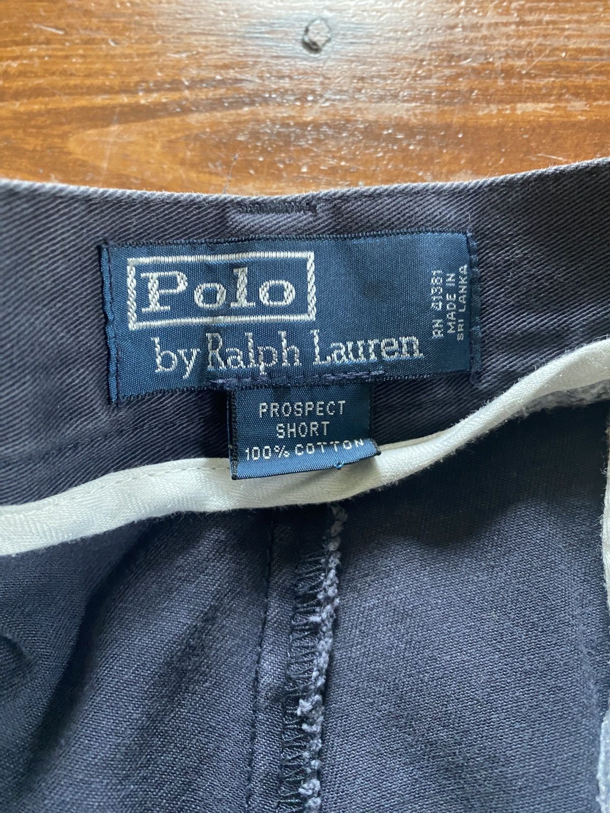 Polo Ralph Lauren Vintage 90’s Polo Ralph Lauren Faded Navy Prospect Shorts Size US 32 / EU 48 - 9 Thumbnail