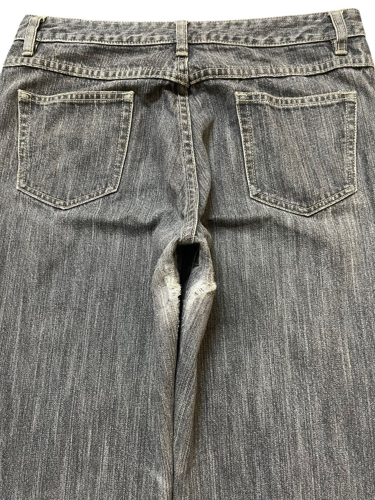 If Six Was Nine Vintage Japanese Brand Faded Wash Style Wide Leg Jeans Size US 30 / EU 46 - 5 Thumbnail