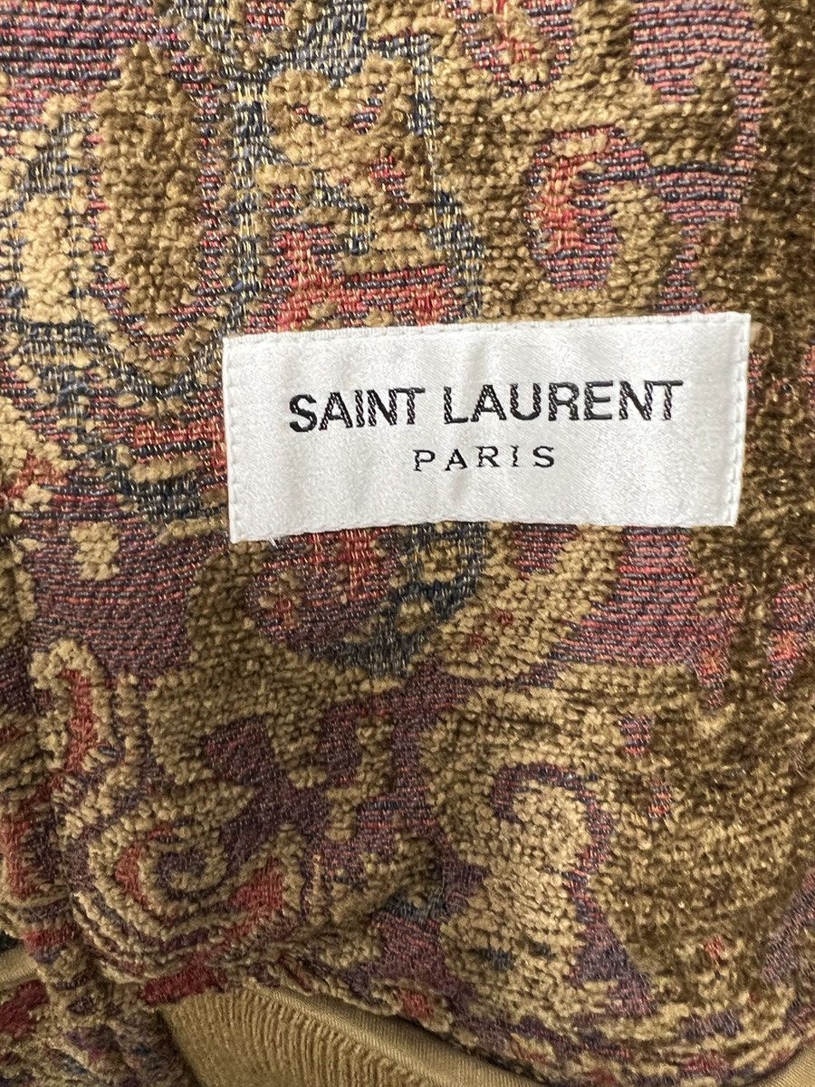 Saint Laurent Paris Saint Laurent Teddy Marrakesh Tapestry Bomber Jacket Size US M / EU 48-50 / 2 - 6 Thumbnail