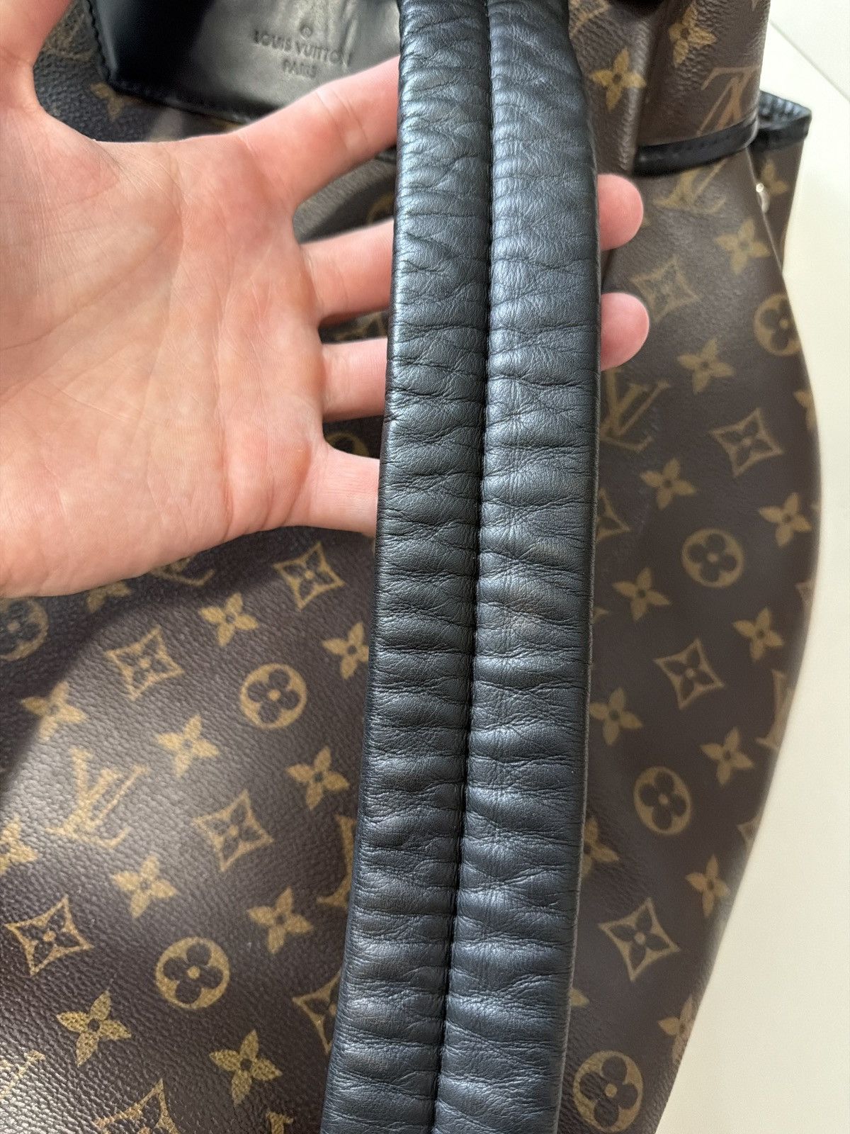 Louis Vuitton Louis Vuitton Zack Backpack Monogram Brown Canvas Leather Size ONE SIZE - 6 Thumbnail