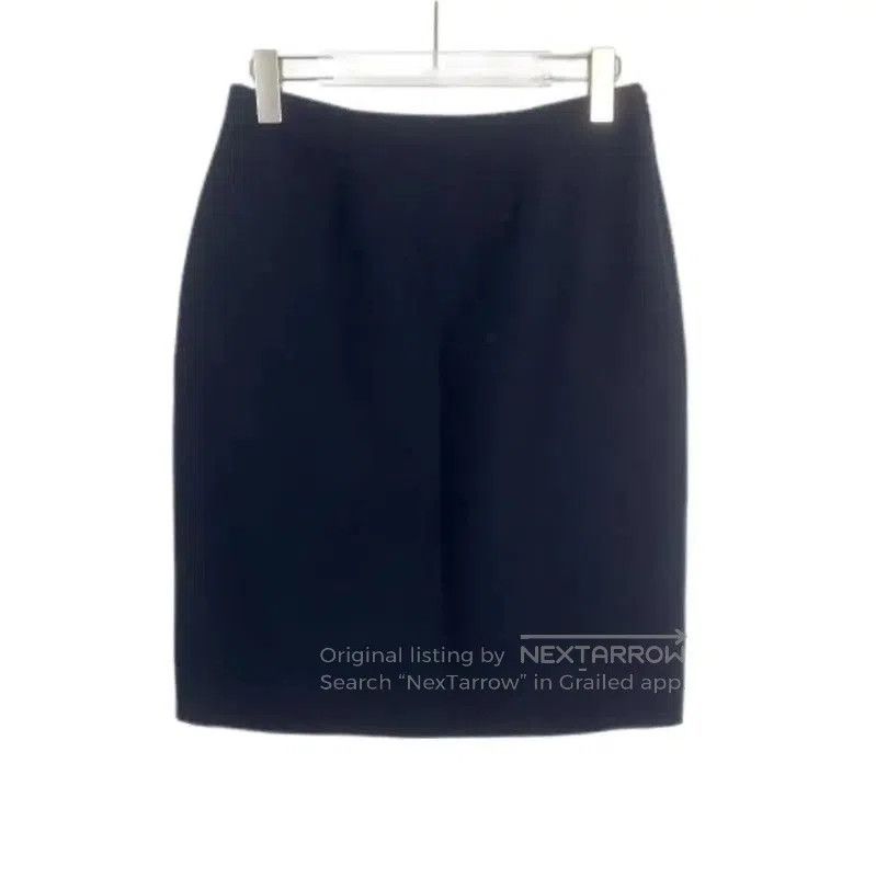 Valentino Valentino Navy Wool Pencil Skirt for Women . Size 23" - 1 Thumbnail