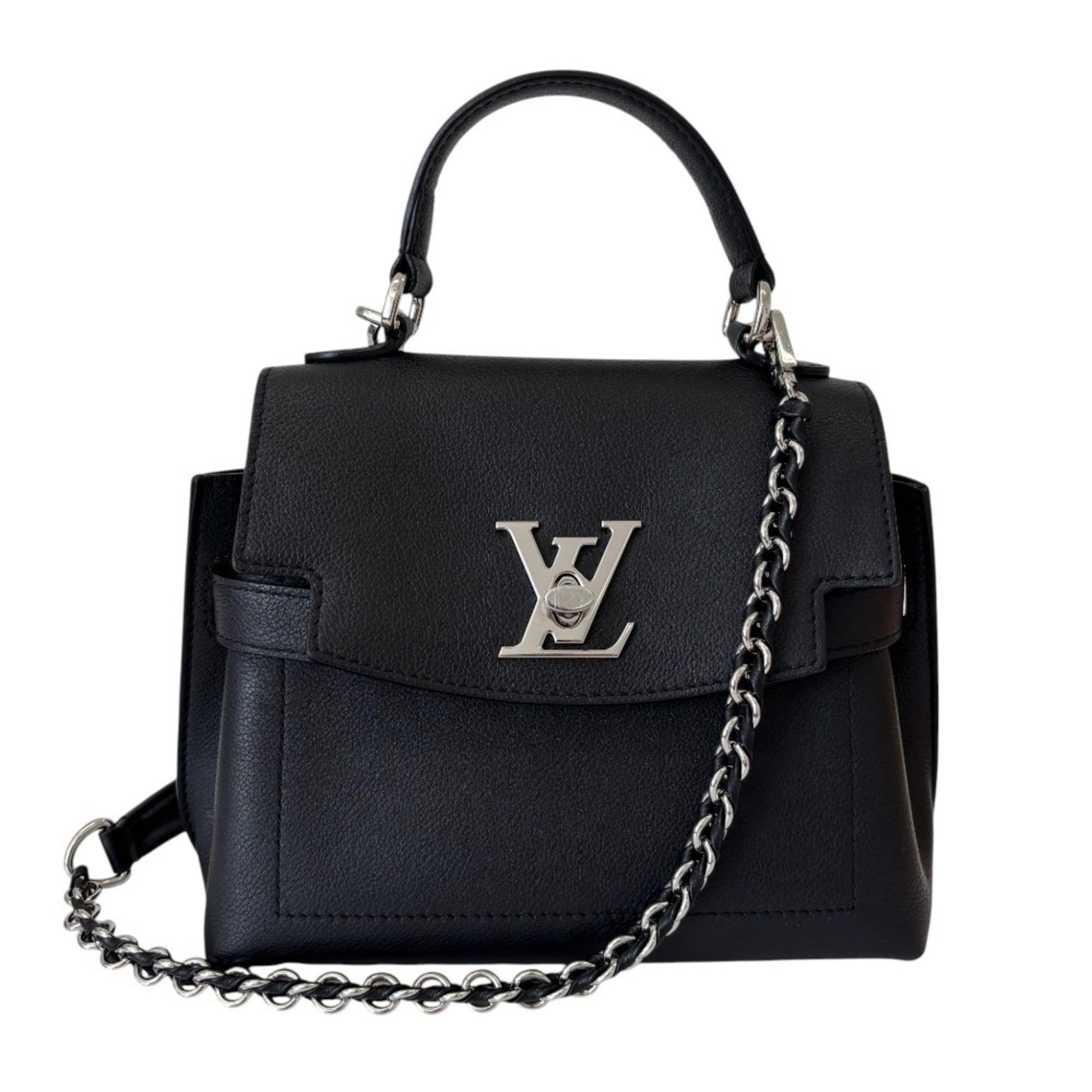 Louis Vuitton Louis Vuitton Lockme Ever MINI 2-way Leather Handbag/Shoulder Bag M20997 Black Women's Size ONE SIZE - 1 Thumbnail