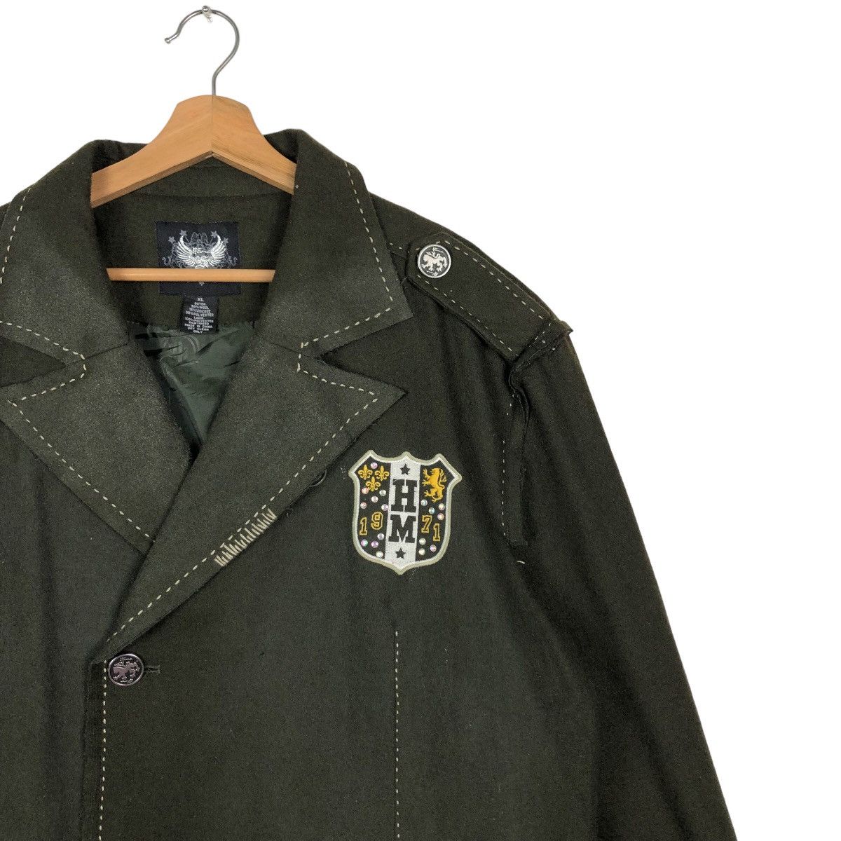 Japanese Brand 🔥90s Hama Vintage Military Army Design Jacket Double Breast Size US XL / EU 56 / 4 - 5 Thumbnail