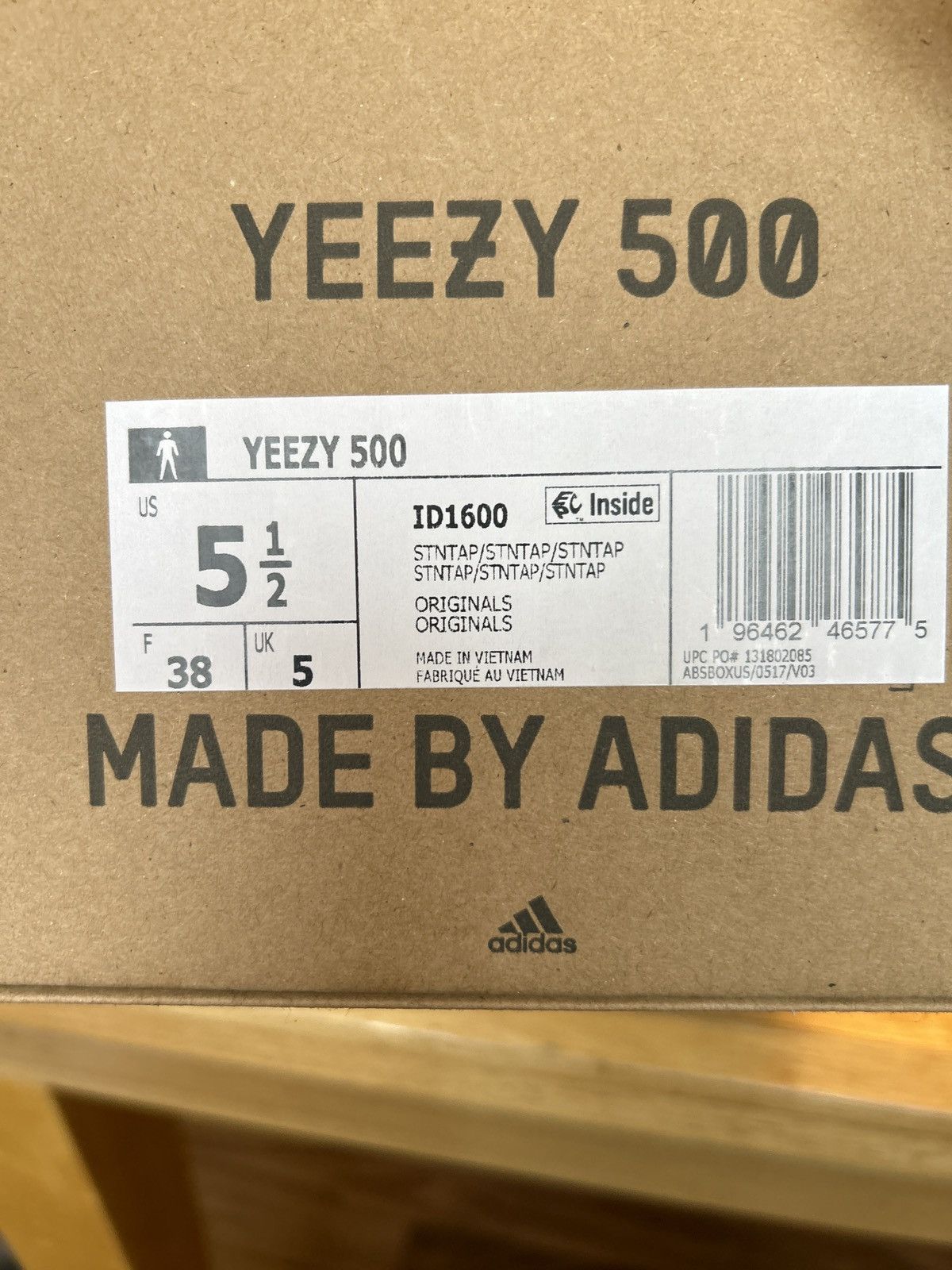 Adidas × Yeezy Adidas Yeezy 500 stone Taupe Size US 5.5 / IT 35.5 - 3 Thumbnail