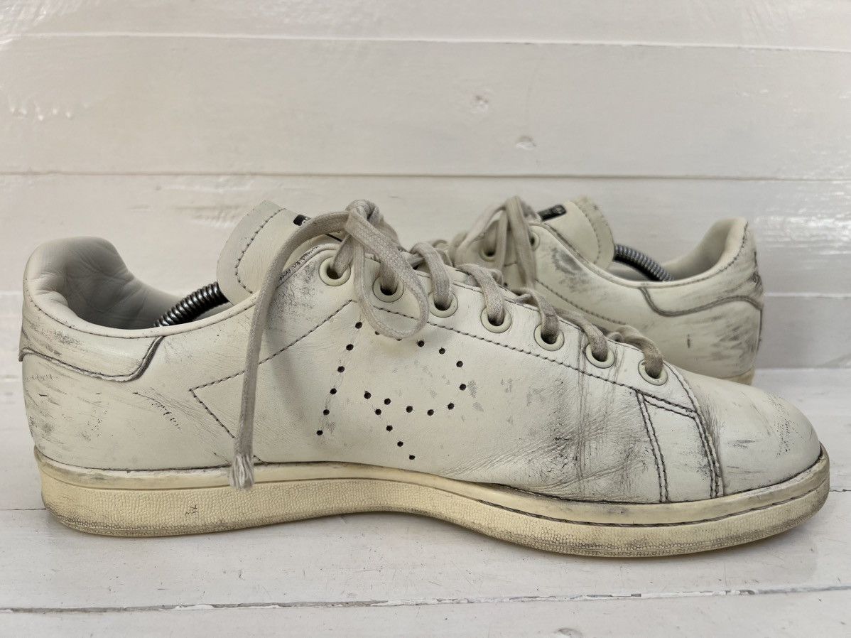 Adidas × Raf Simons Adidas x Raf Simons Stan Smith OG Pure White Size US 10 / EU 43 - 9 Thumbnail