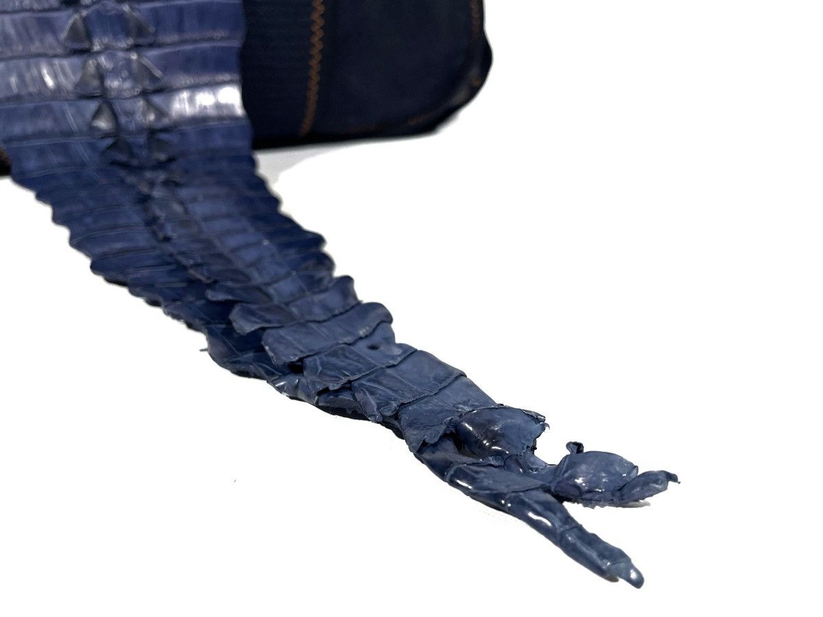 Gianfranco Ferre Gianfranco Ferre Blue Shoulder Limited Bag Crocodile Leather Size ONE SIZE - 2 Thumbnail