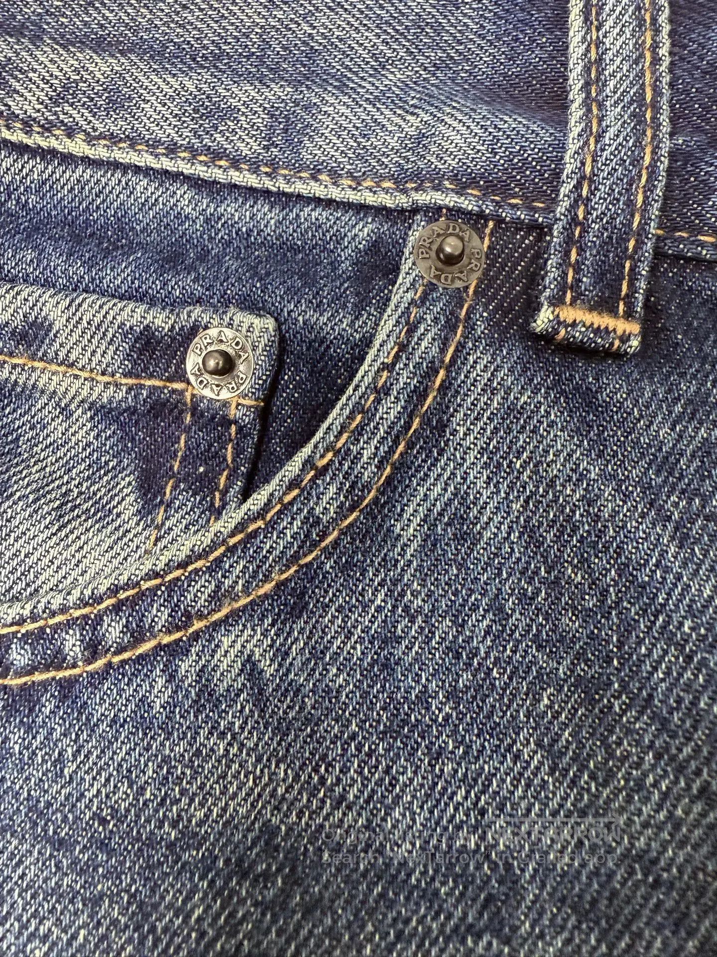 Prada PRADA Women's Blue Jeans. Size 32" / US 10 / IT 46 - 5 Thumbnail