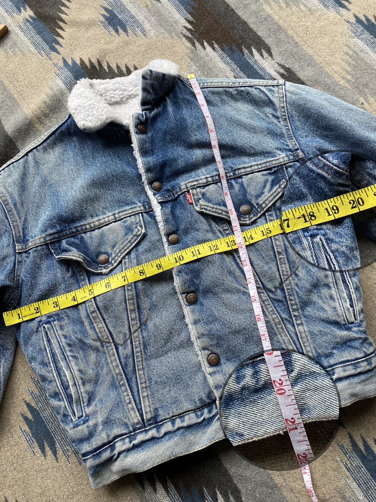 Levi's Vintage Levi's Denim Jacket Sherpa Lined Size M / US 6-8 / IT 42-44 - 13 Thumbnail