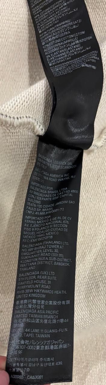 Balenciaga Balenciaga Unity Heavy Fleece Boxy Zip-Up Hoodie Size US L / EU 52-54 / 3 - 11 Thumbnail