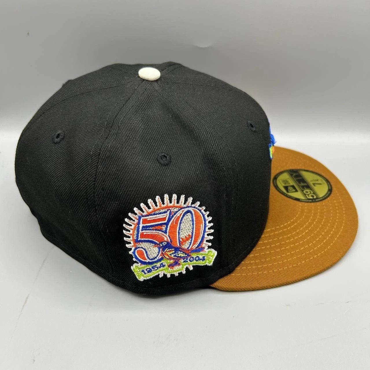 New Era Baltimore Orioles Gingerbread Hat Men 7 1/4 Black Fitted Cap Size ONE SIZE - 1 Thumbnail