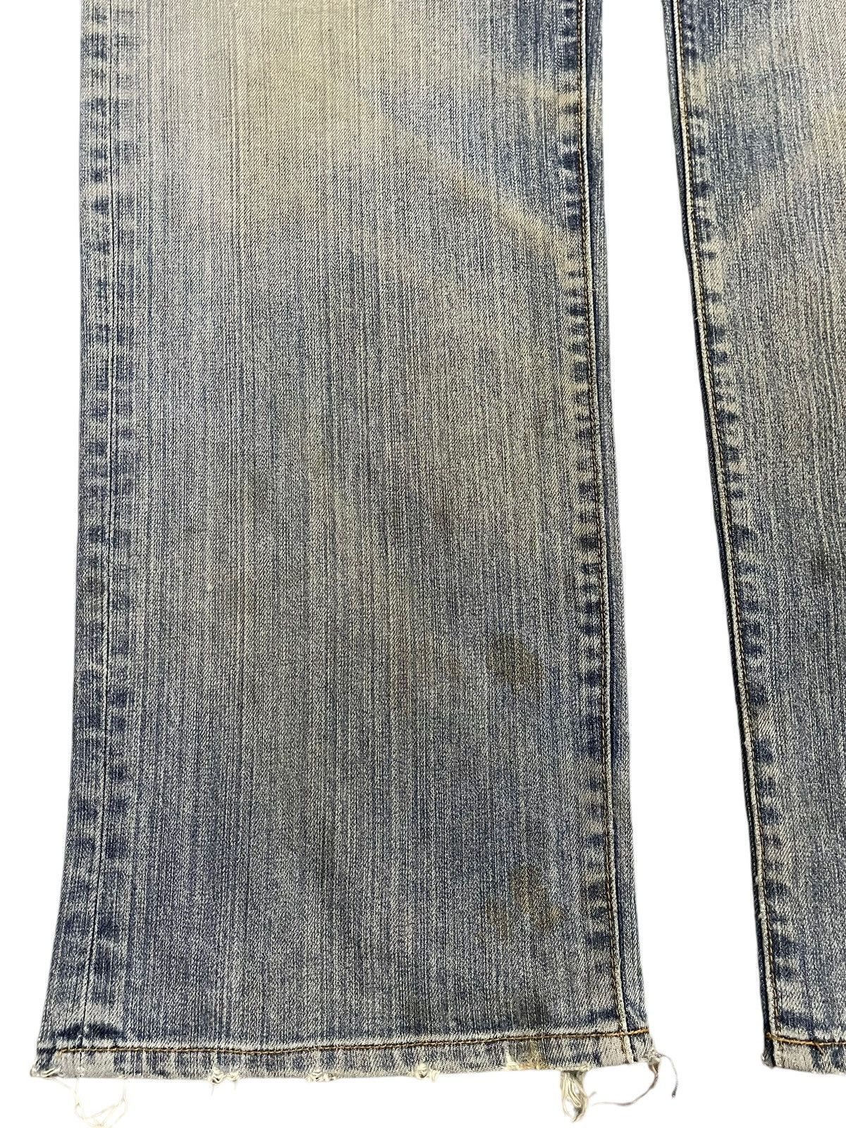 Jun Takahashi Vintage Japanese Brand Blue Wash Distress Loose Jeans Size US 36 / EU 52 - 7 Thumbnail