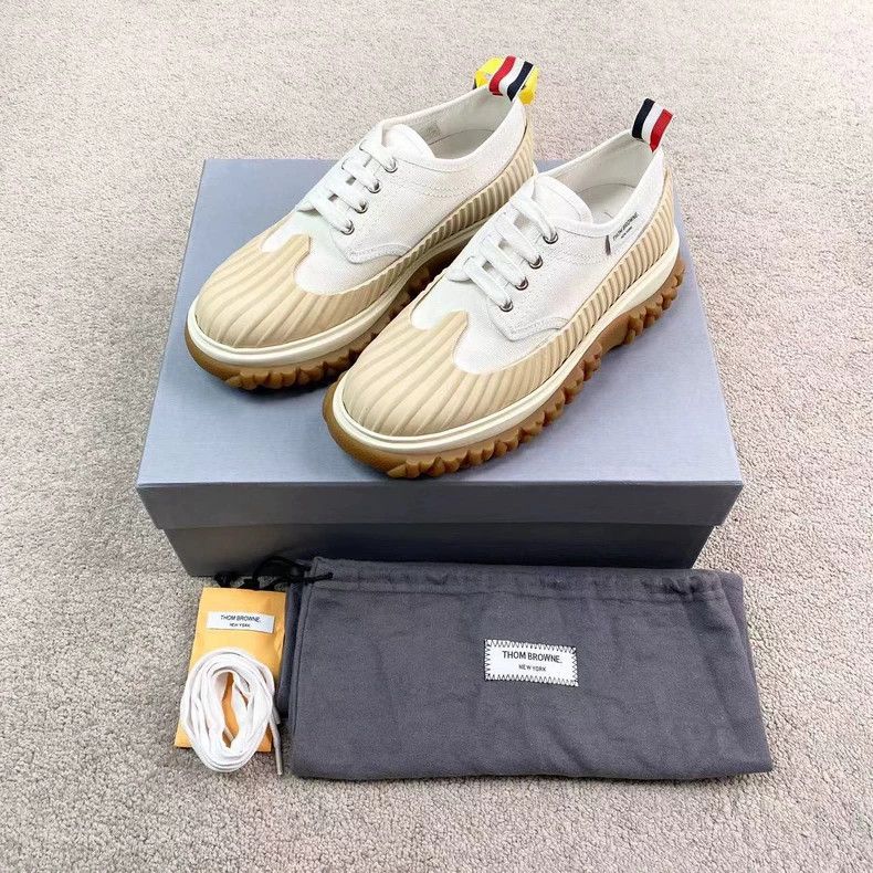 Thom Browne Thom Browne White sneakers Size US 6.5 / IT 36.5 - 2 Thumbnail