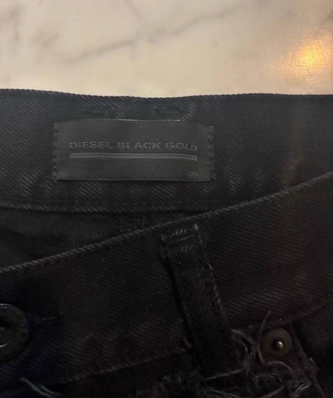 Diesel Black Gold Vintage Diesel Black Gold Trousers Size US 36 / EU 52 - 2 Thumbnail